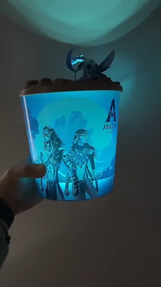 Avatar Fire and Ash Popcorn Bucket LED Cinepolis México Exclusive Rare in Hand
