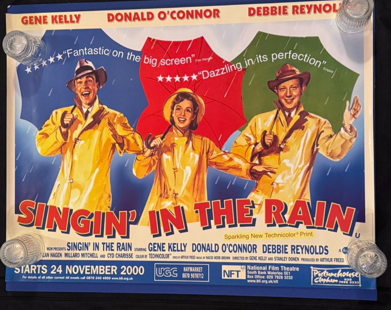 Singin’ in the Rain – Original British Quad Movie Poster 30″ X 40″ 2000 Reissue