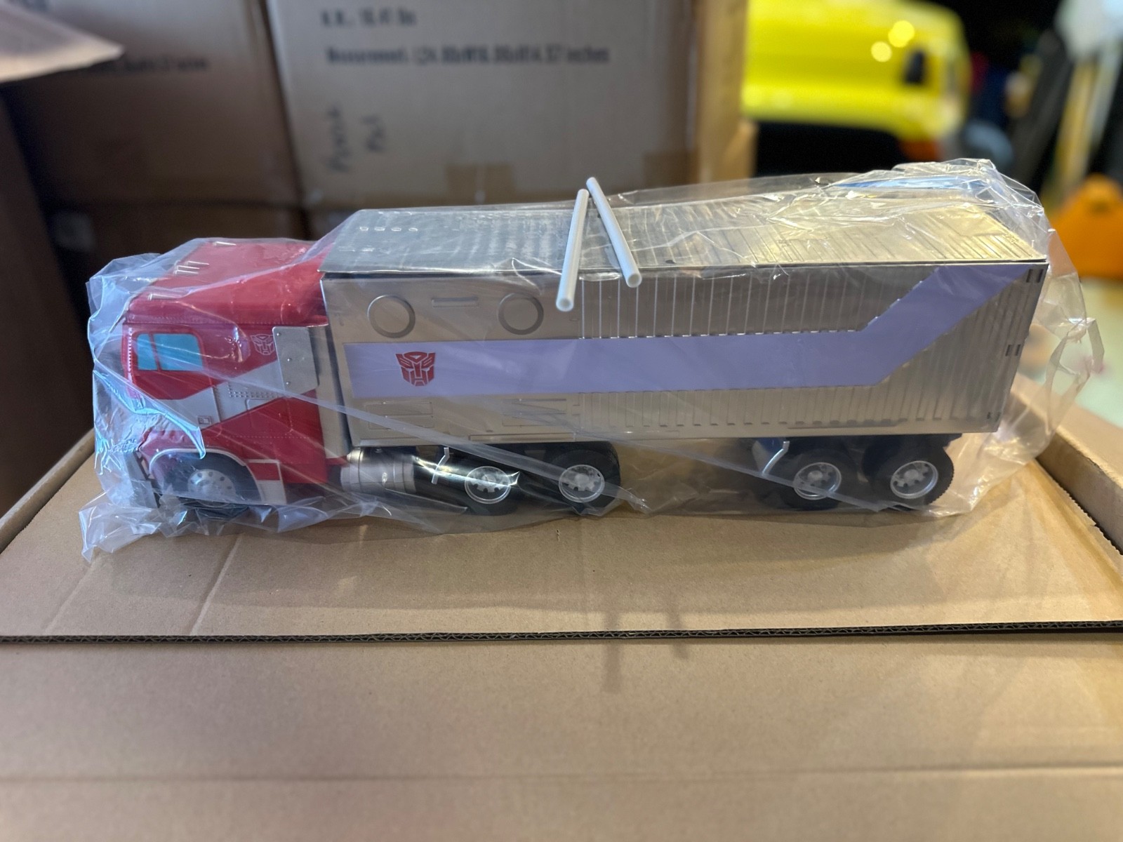 AMC Transformers Rise Of The Beasts Popcorn Tin Bucket Optimus Prime Truck