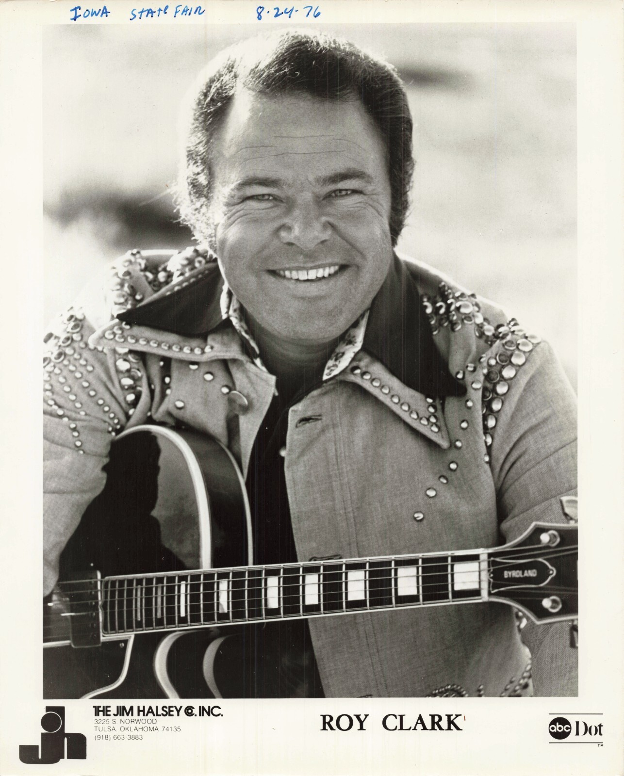 Roy Clark Country Music Vintage 8×10 Photo