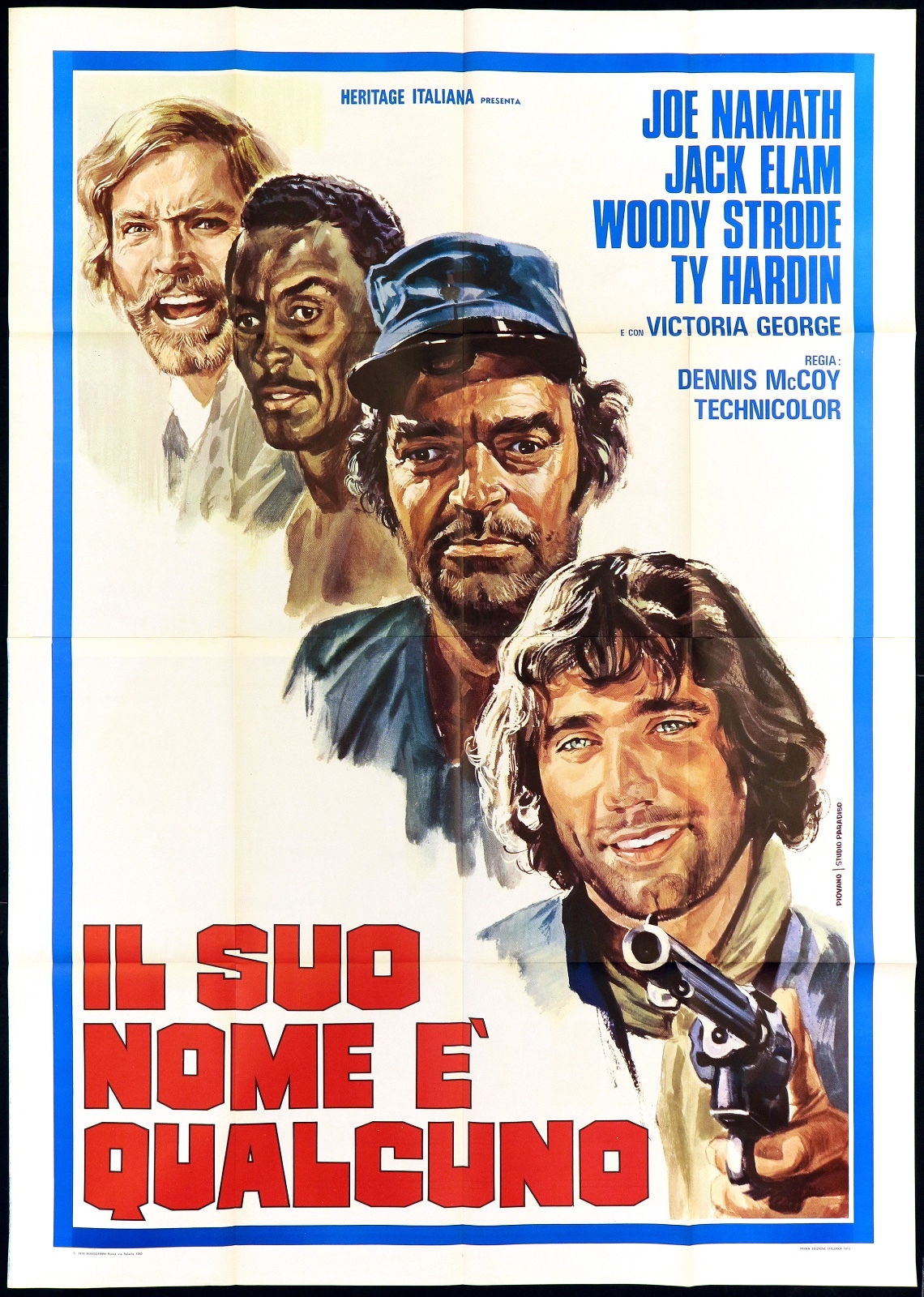 HIS NAME IS SOMEONE WESTERN CINEMA POSTER THE LAST REBEL MOVIE POSTER 4F