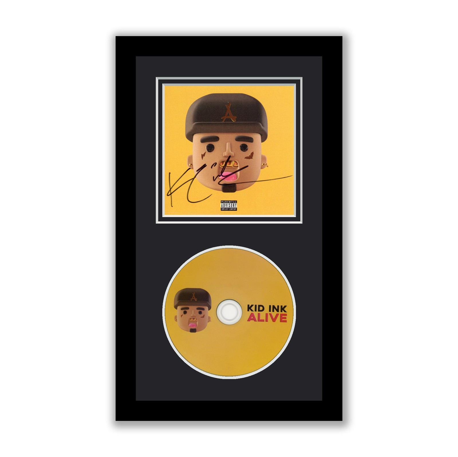 Kid Ink Autographed Signed Framed CD Alive ACOA