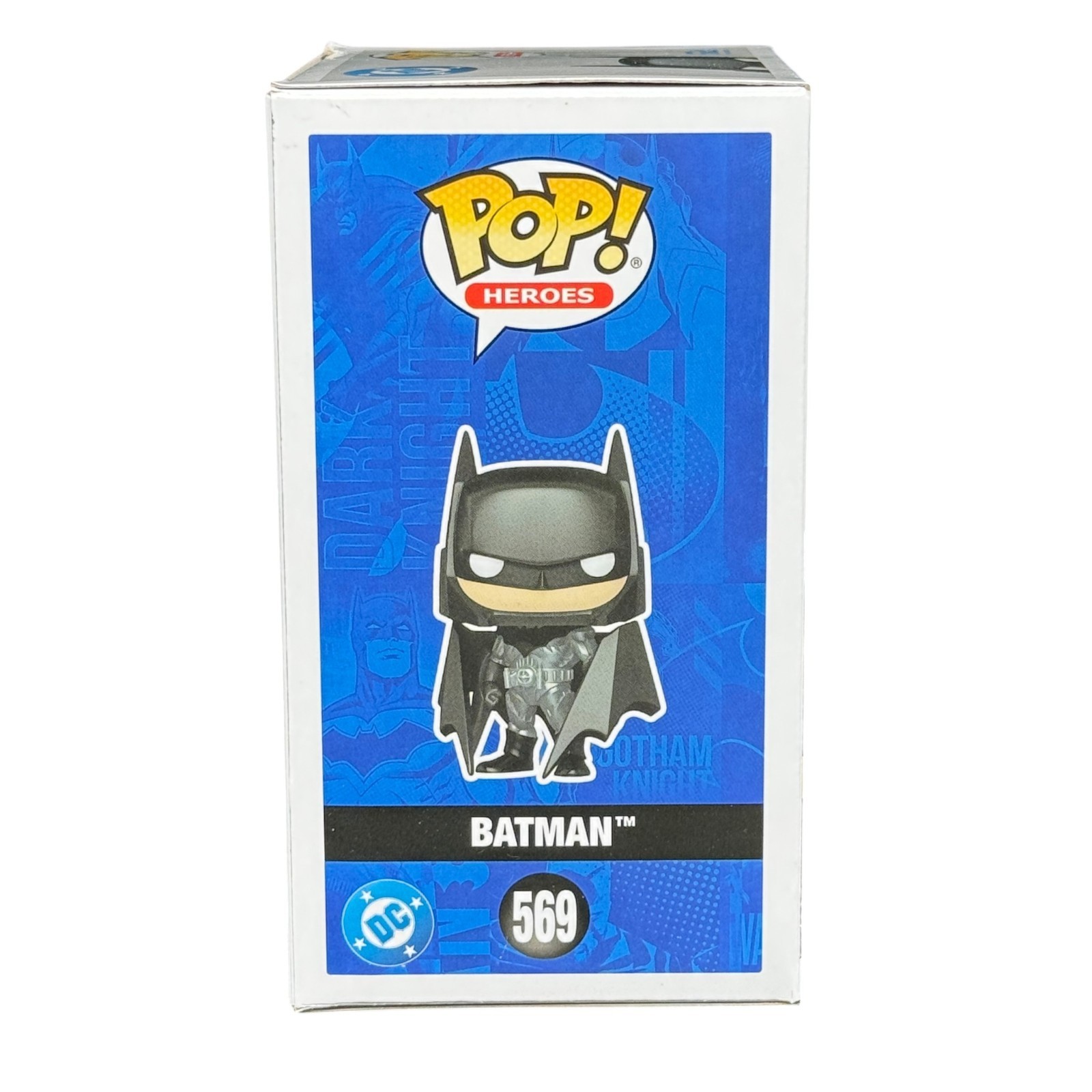 Christian Bale Batman Super Heros Funko Pop 569 Autograph Beckett Authentic
