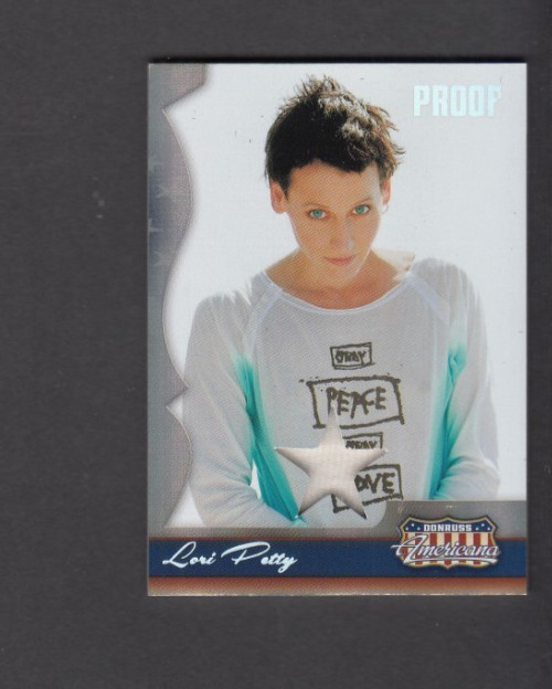 2007 Donruss Americana – Lori Petty PROOF #004/100 – Worn Swatch