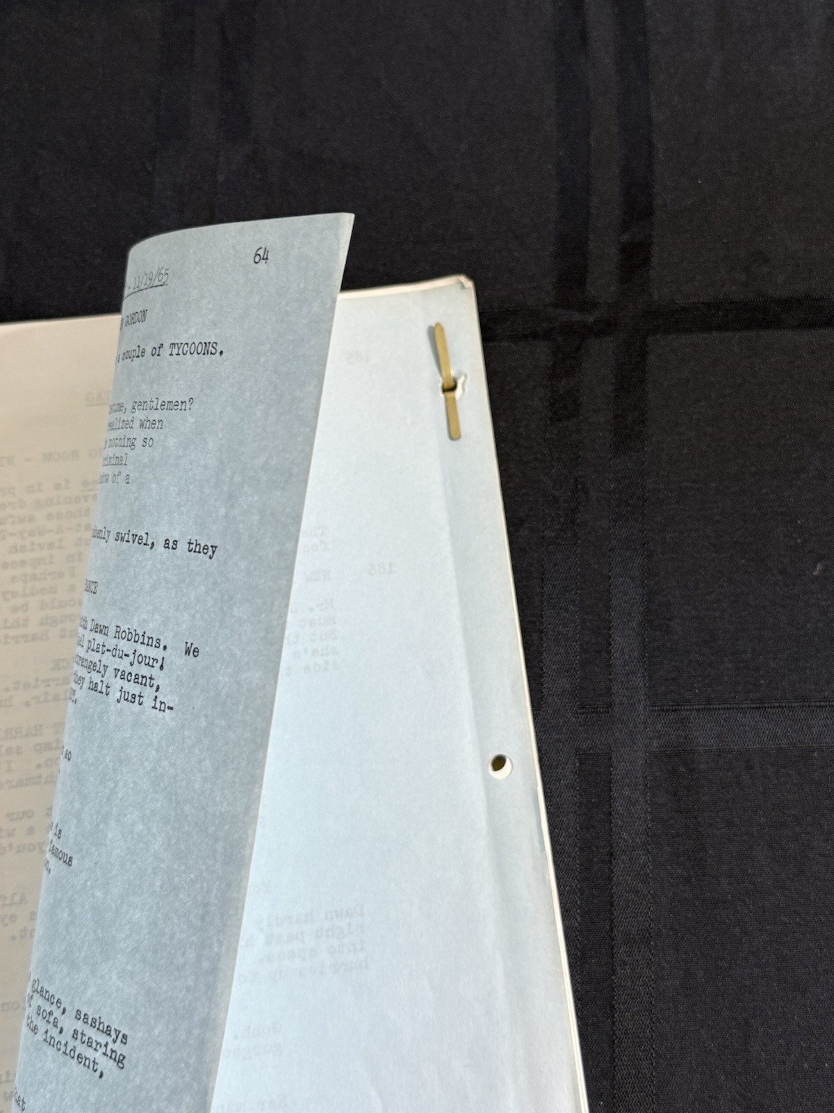 1965 Batman shooting script