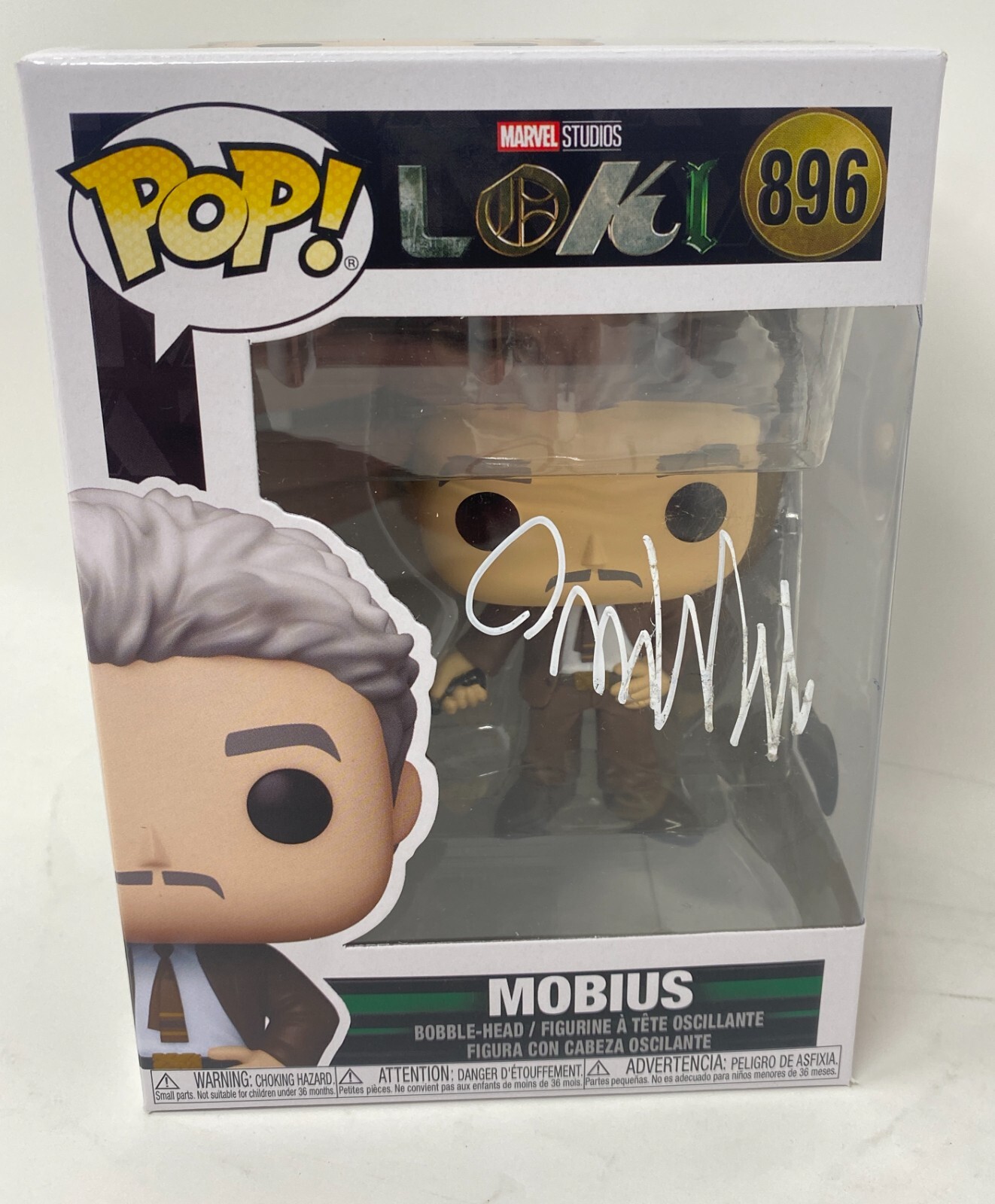 Owen Wilson Mobius Signed Autograph Marvel Loki Funko Pop #896 Beckett COA