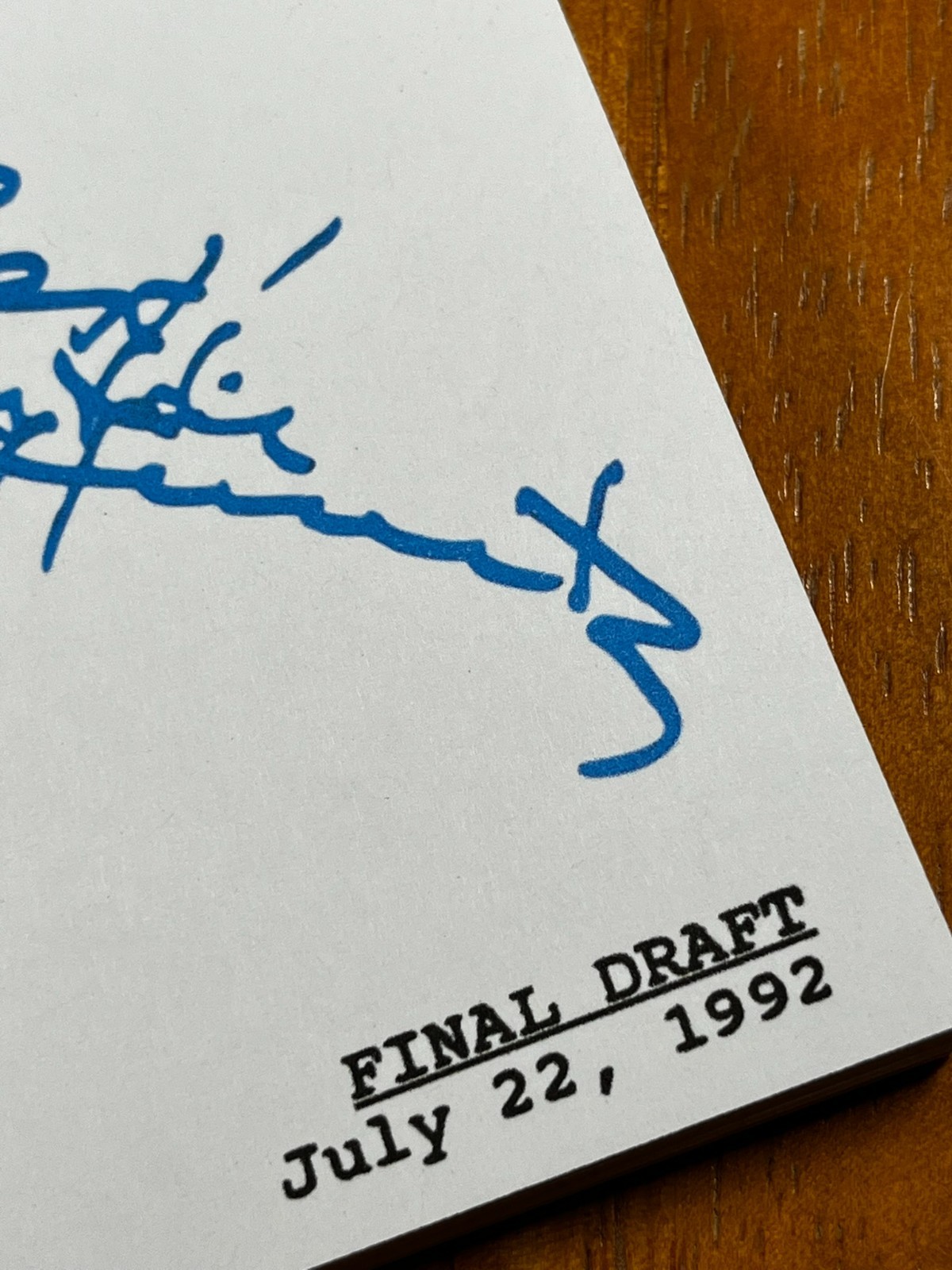 Golden Palace Pilot Script Signed- Autograph Reprints- Golden Girls Spin-Off
