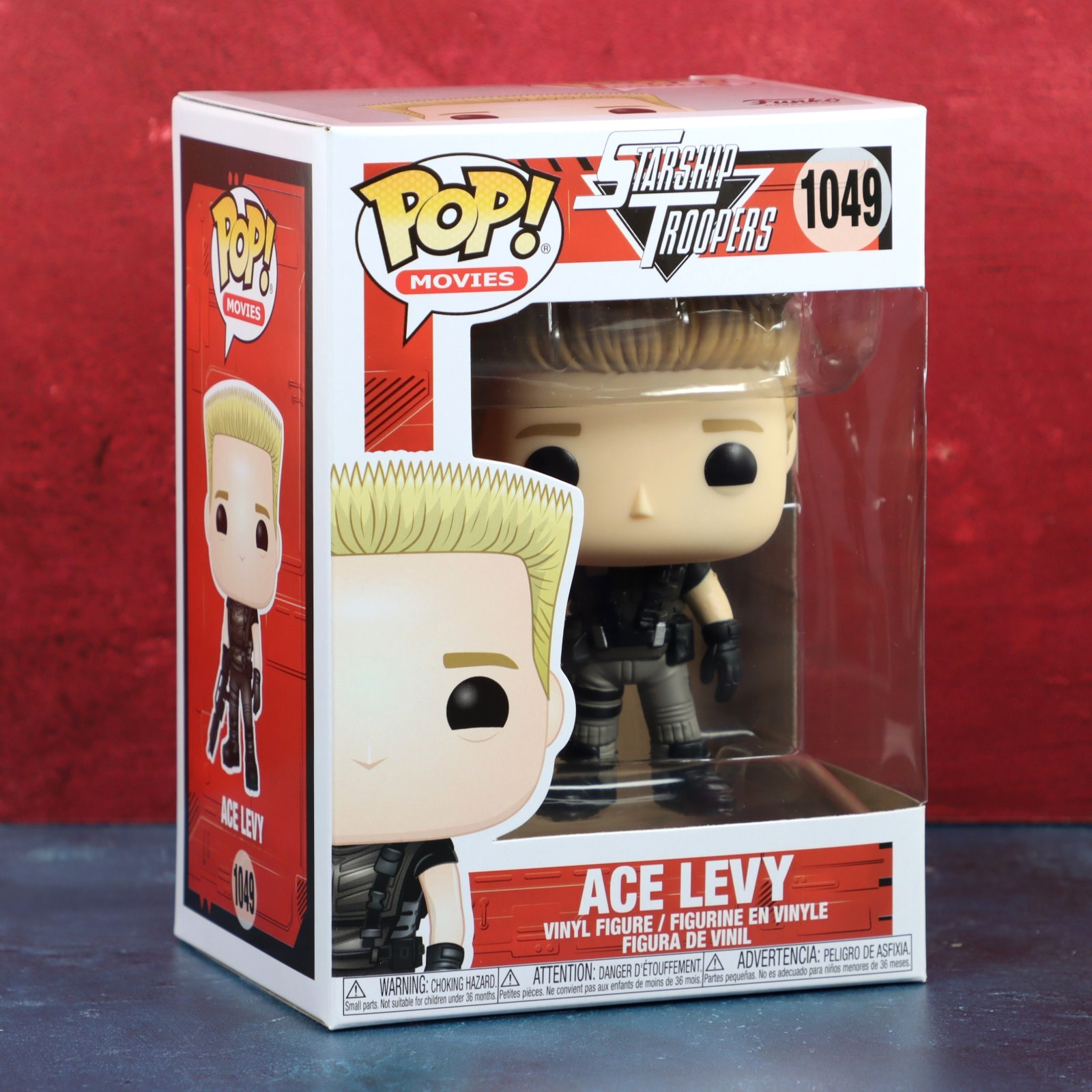 Funko Pop Vinyl Starship Troopers 1049 Ace Levy Jake Busey 2020 With Protector