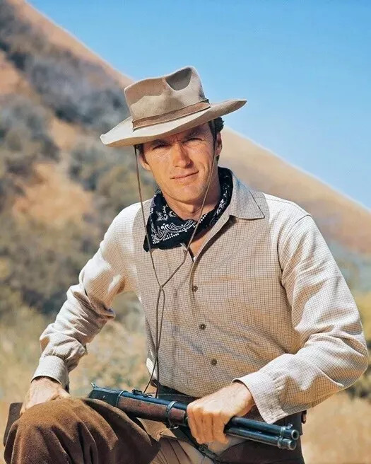 Western Tv Show Rawhide Starring Clint Eastwood Poster 4×6 Picture Celebrity Pr