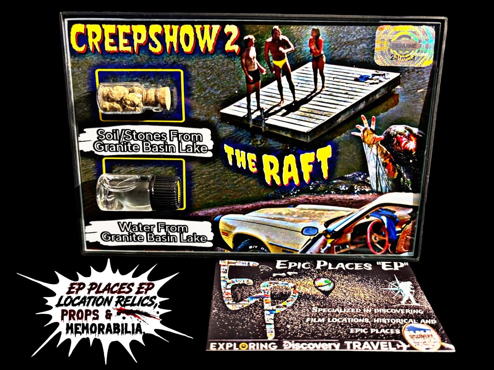 Creepshow 2 The Raft Relics Props Memorabilia with COA