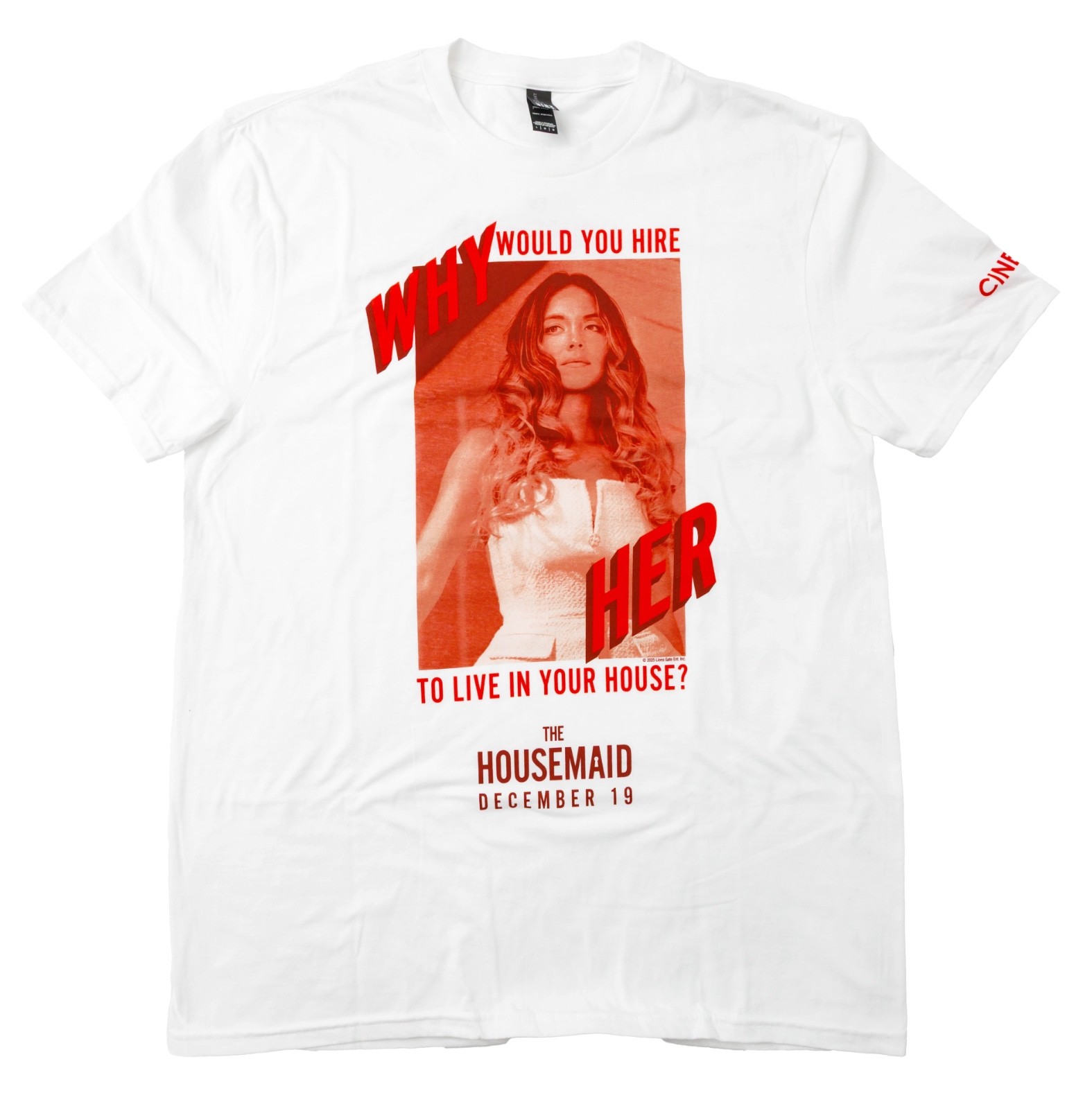 The Housemaid Sydney Sweeney Amanda Seyfried Movie Promo Shirt Large White