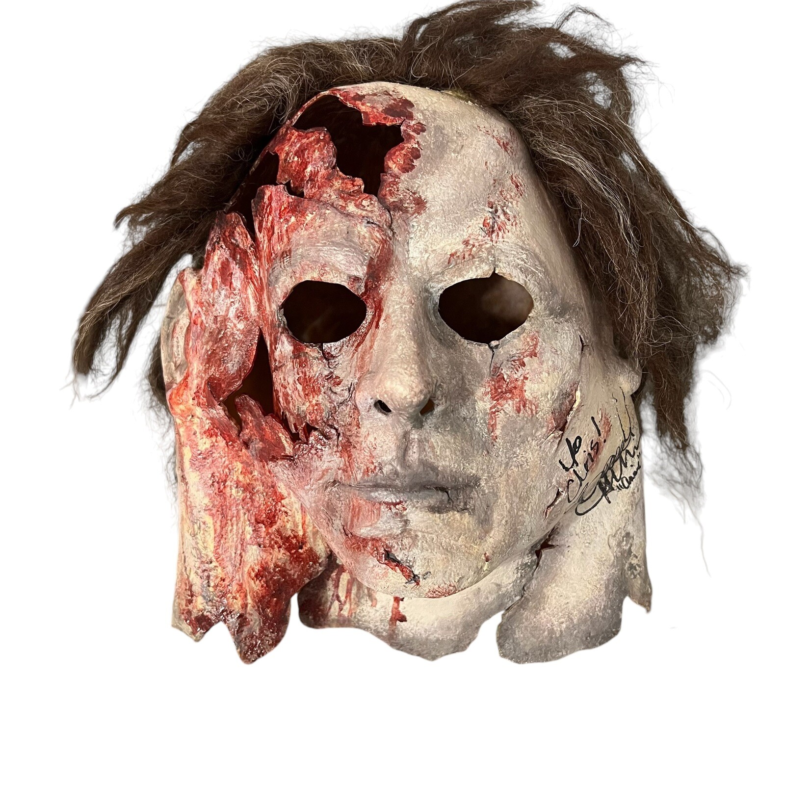Michael Myers Halloween Mask Burnt Mask Signed Danielle Harris Others Horror