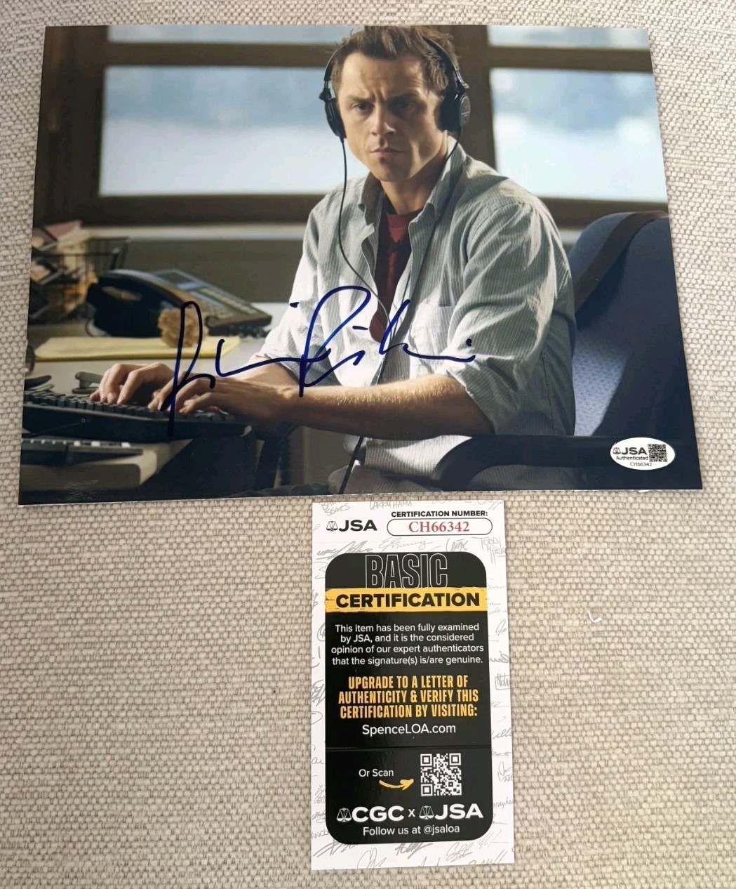 GIOVANNI RIBISI SIGNED 8X10 PHOTO JSA COA AUTHENTICATED AUTOGRAPH
