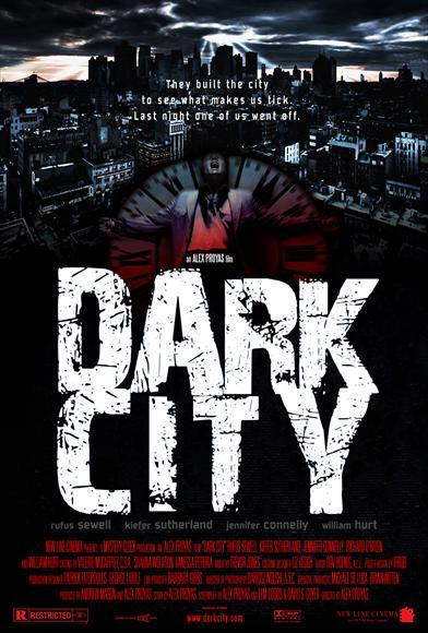 DARK CITY Movie POSTER 11×17 B Kiefer Sutherland William Hurt Rufus Sewell