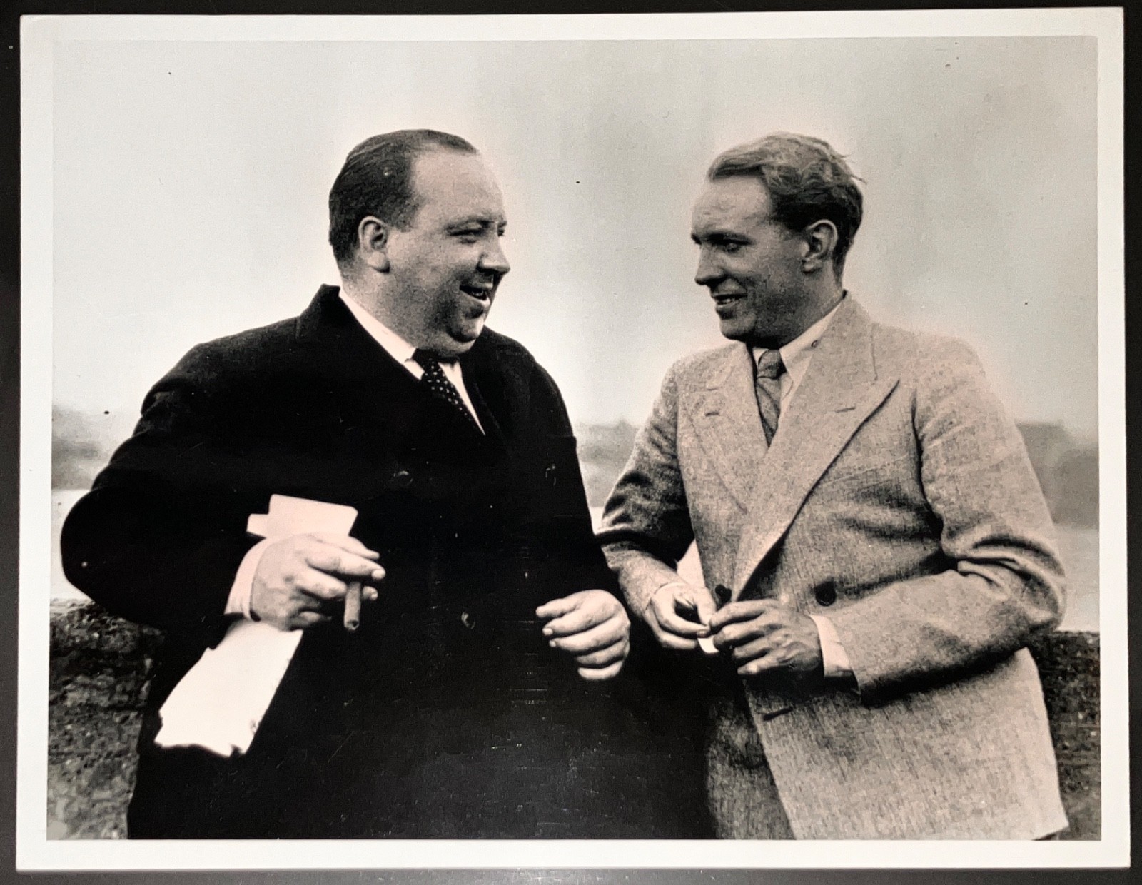 Alfred Hitchcock 1930s Photo Swanson Agency Vintage 8×10 COA