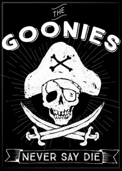 The Goonies Movie Never Say Die Hey You Guys Sloth Collectible Fridge Magnet NEW