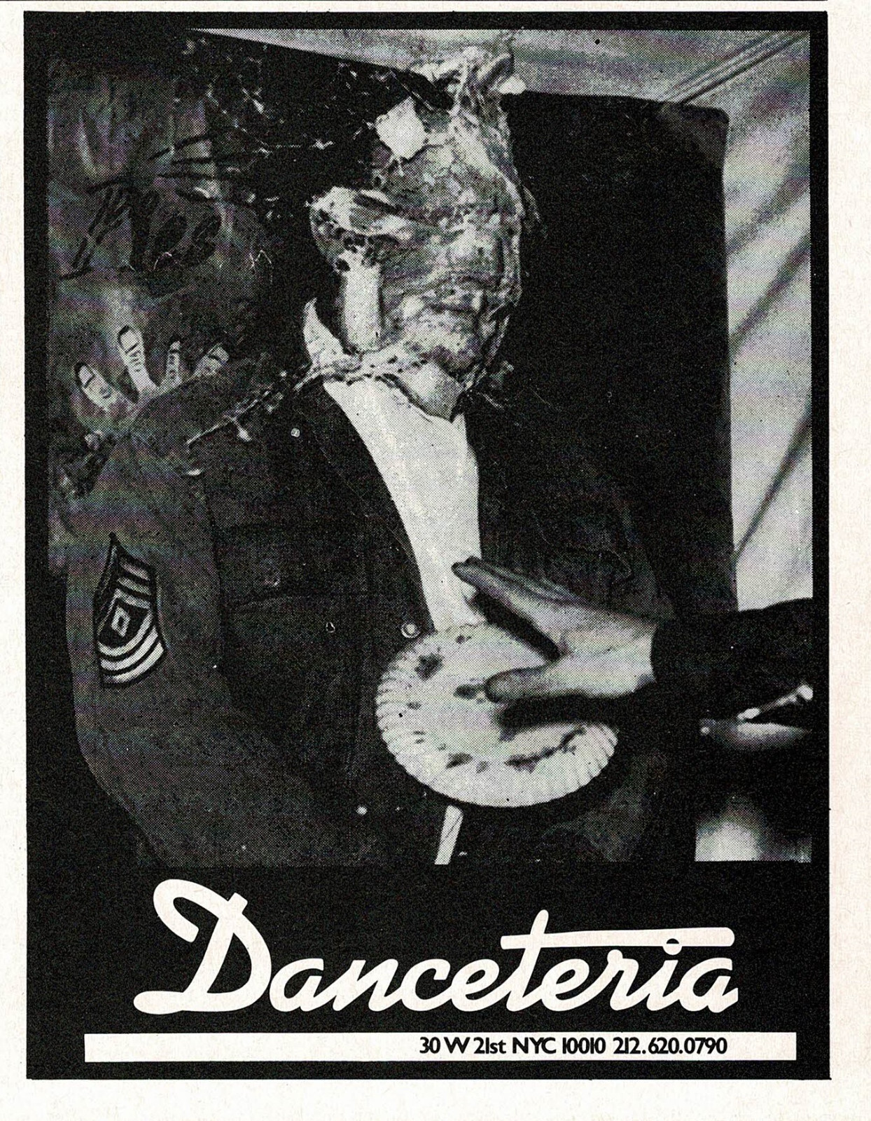 1980s Danceteria New York City Nightclub Club Original Vintage Print Ad i