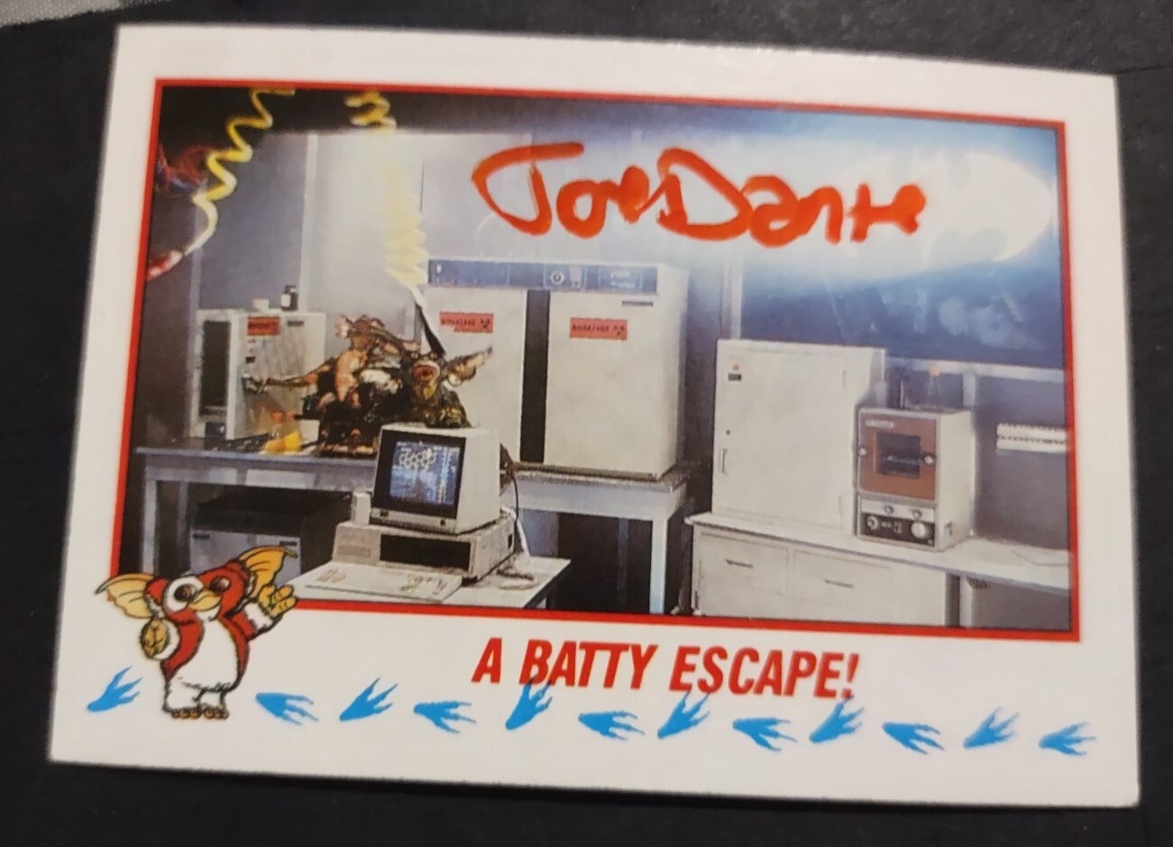 JOE DANTE DIRECTOR ICONIC GREMLINS 2 THE NEW BATCH SIGNED AUTOGRAPH TRADING CARD