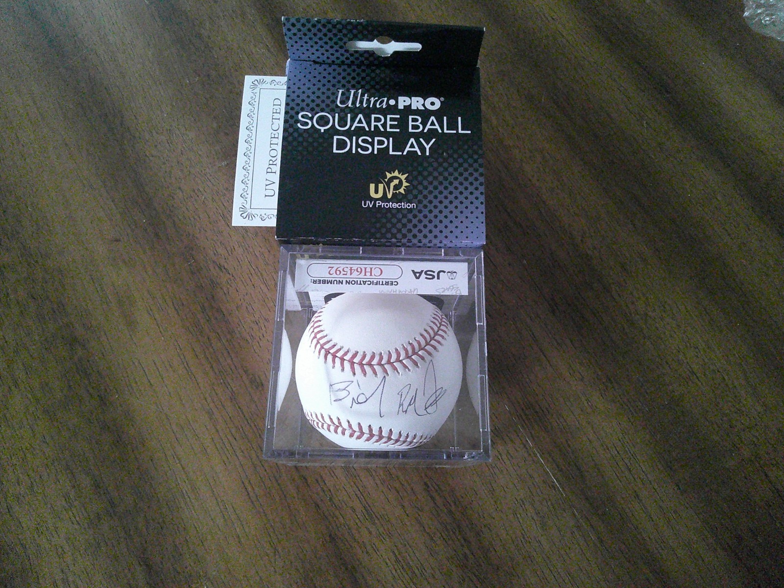 BILLY BOB THORNTON SIGNED OFFICIAL MAJOR LEAGUE BASEBALL JSA COA