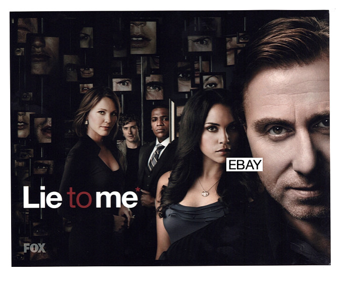 SALE: LIE TO ME 2009 TV PROMO PHOTO #1 TIM ROTH MONICA RAYMUND PAUL EKMAN