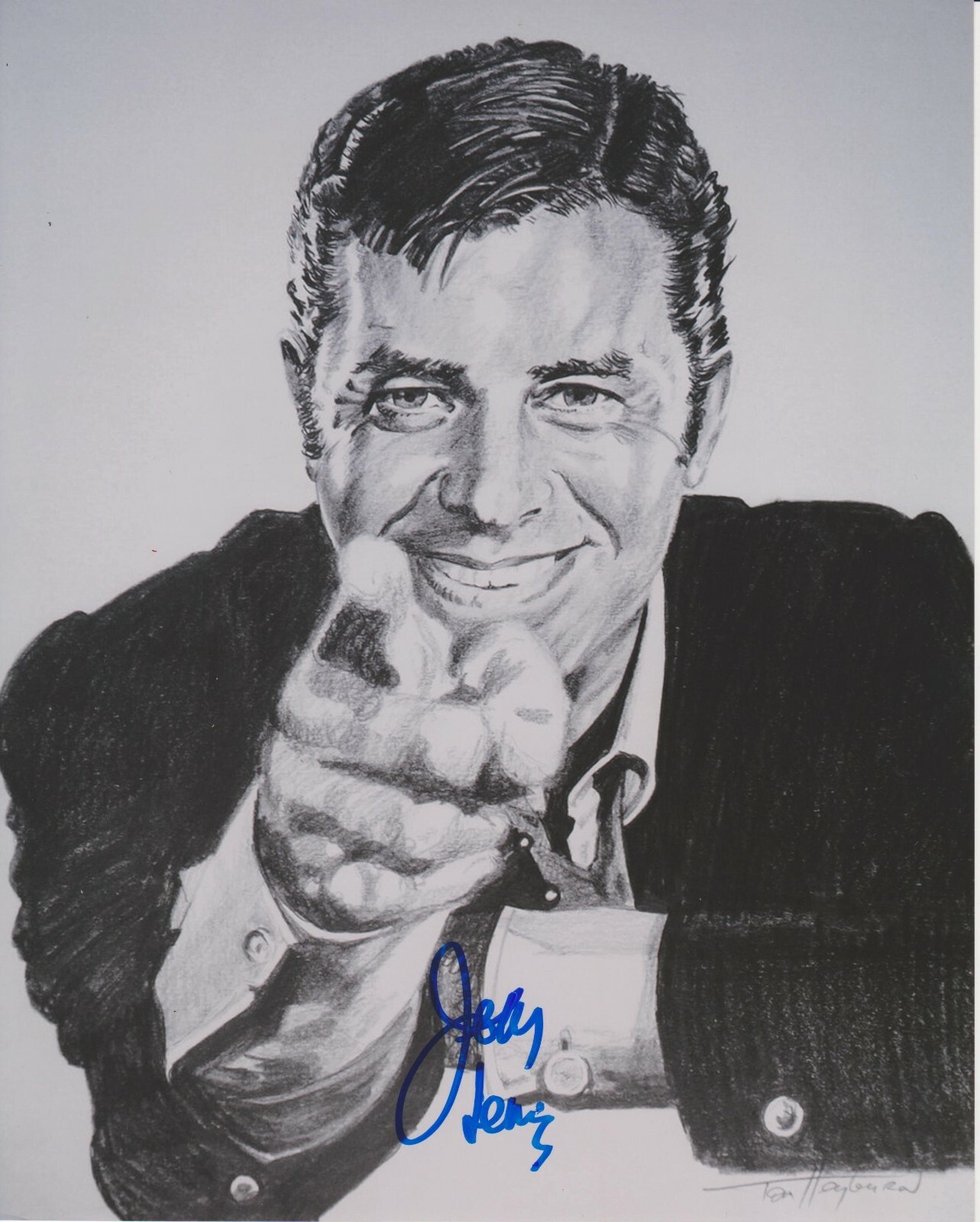 Jerry Lewis 20 Original 8X10 Autographed Photo