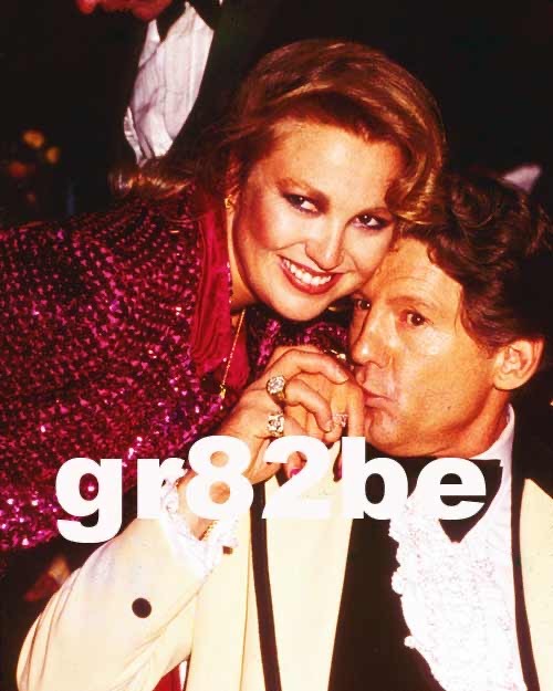 Candid Jerry Lee Lewis Tanya Tucker Color Photo