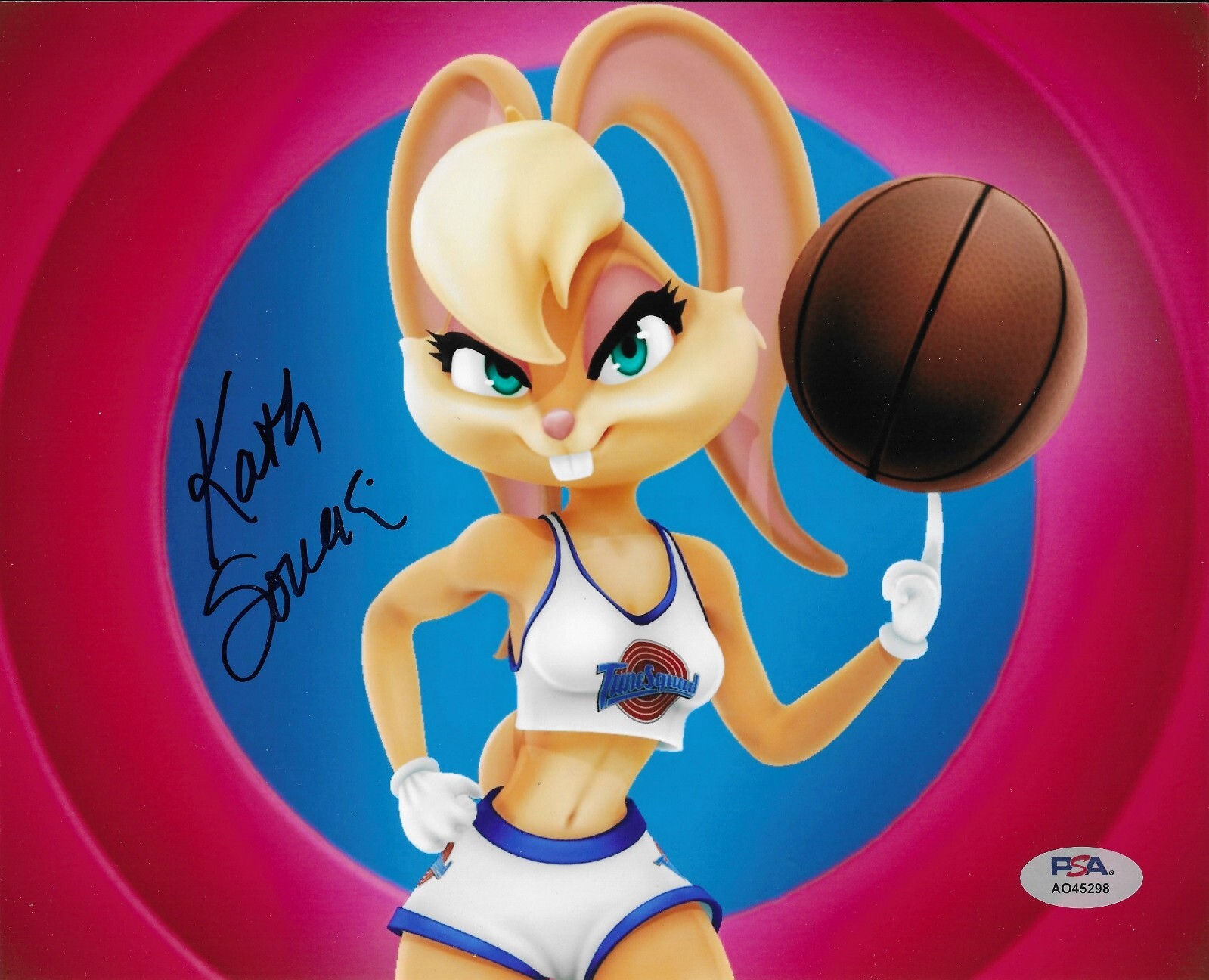 Kath Soucie Signed 8×10 Photo Autographed PSA/DNA Space Jam Lola Bunny 98
