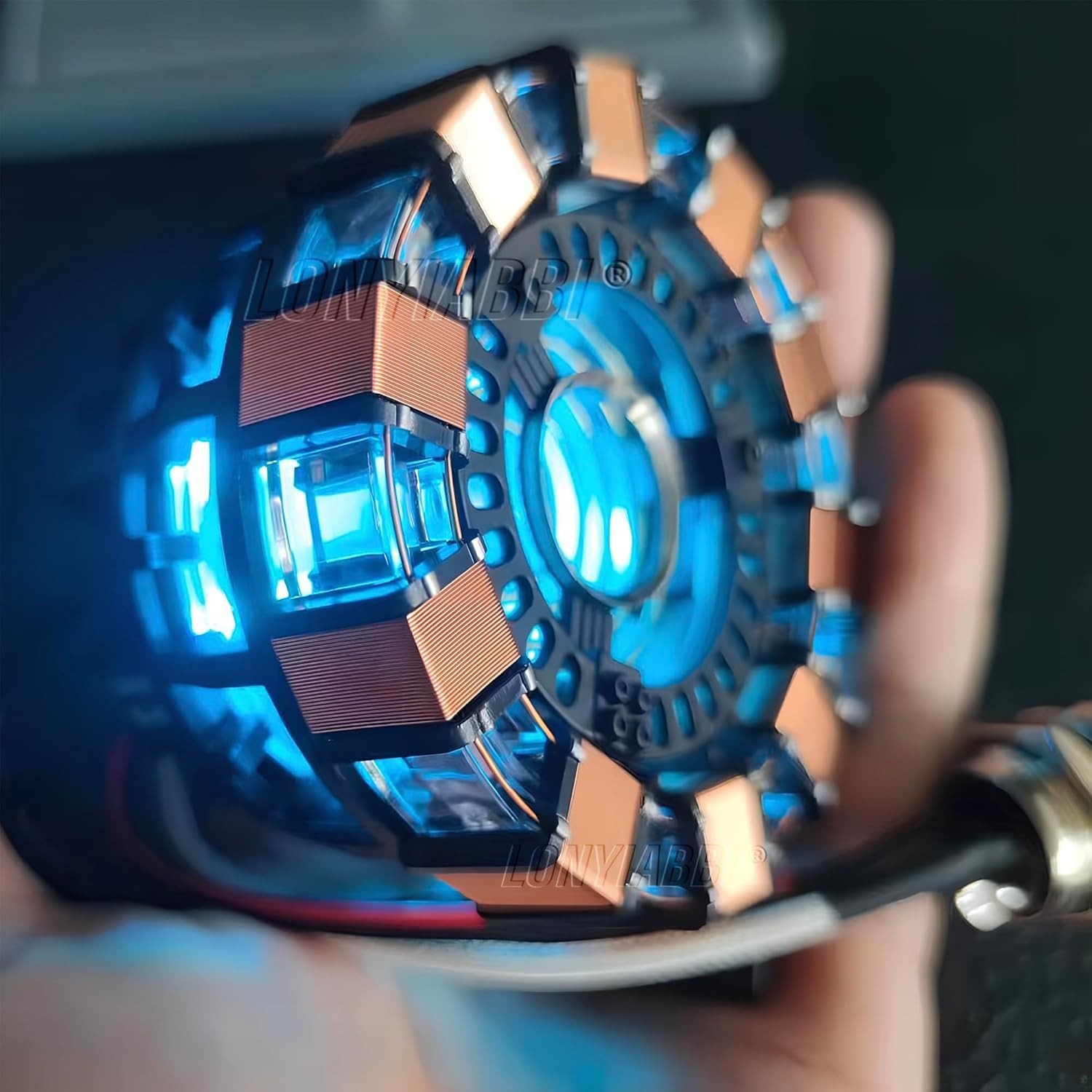 Arc Reactor MK1 1:1 Scale USB LED Light with Sensor & Display Case – Collecto…