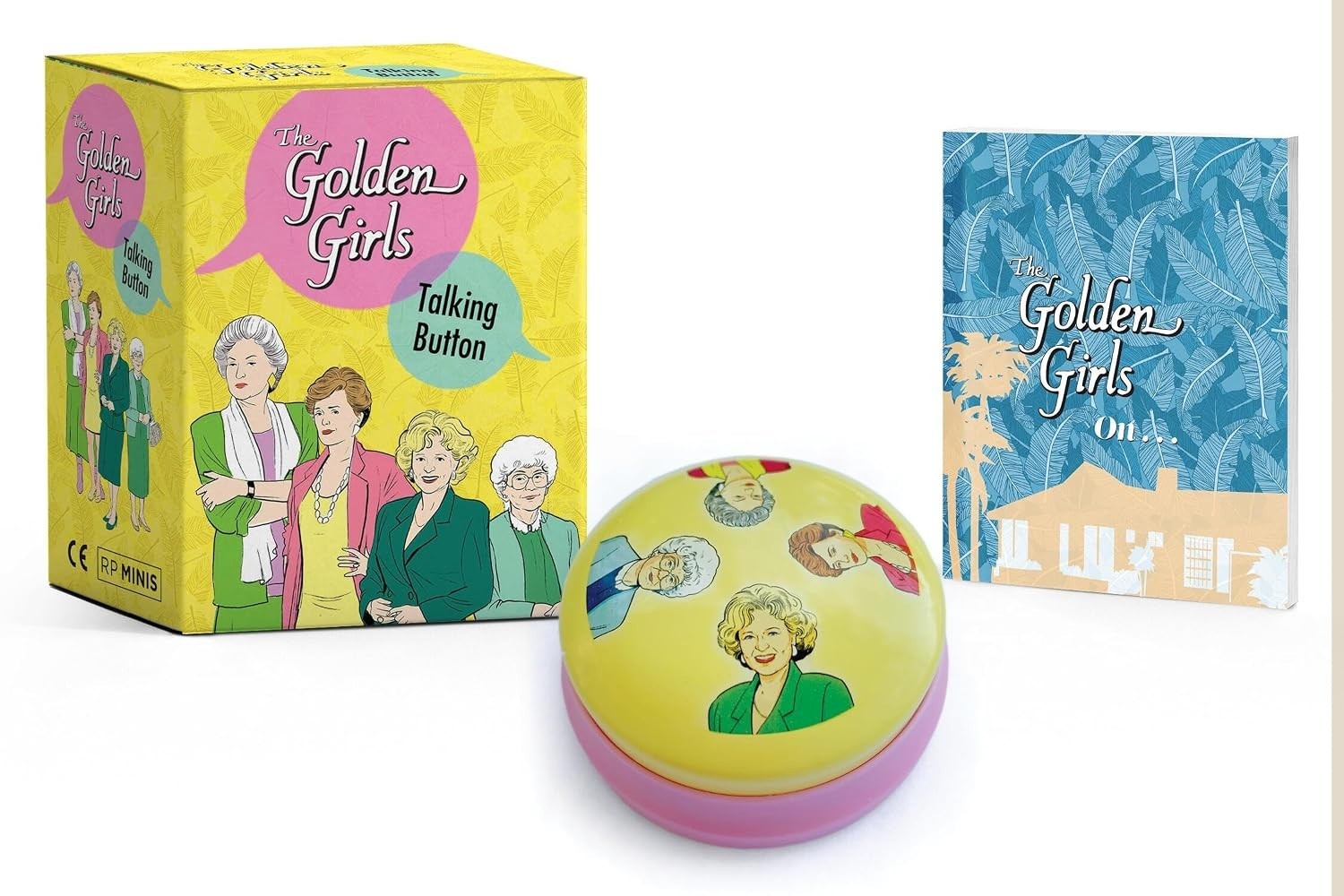 Golden Girls Talking Button (2021, RP Minis) Brand New Factory Boxed USA Novelty