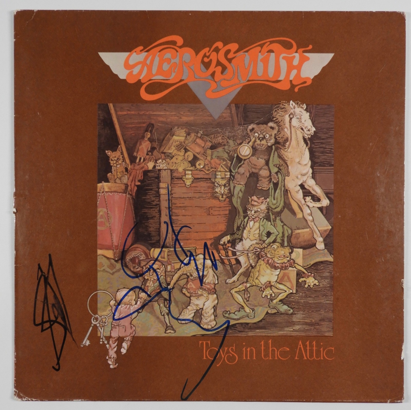 Steven Tyler Joe Perry Aerosmith JSA Signed Autograph Album Record Vinyl