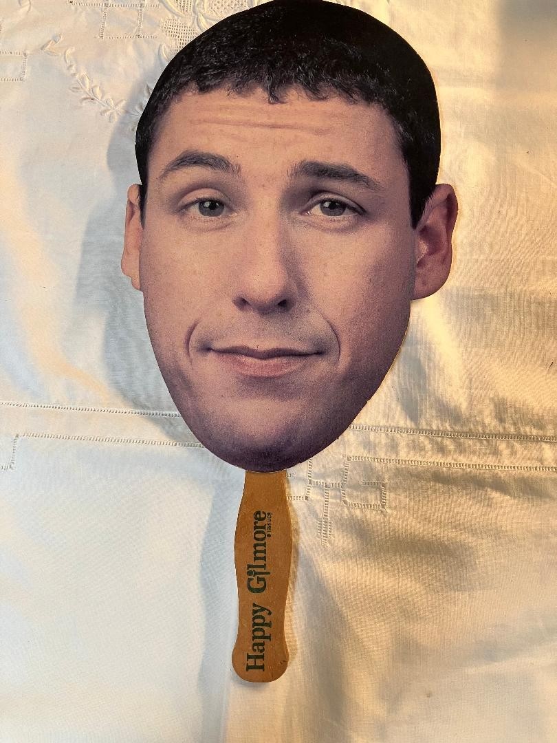 HAPPY GILMORE ORIGINAL Promo Stick Fan 1995 Video Release MCA/Universal