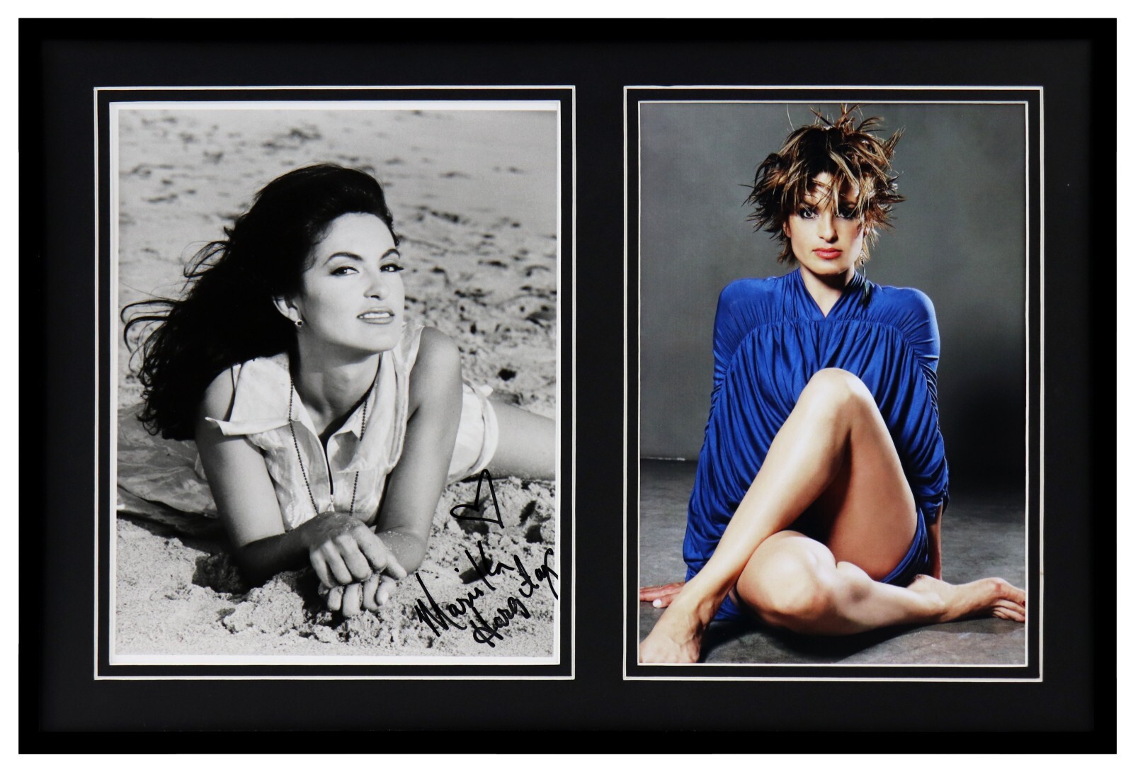 Mariska Hargitay Signed Framed 12×18 Photo Display AW Law & Order