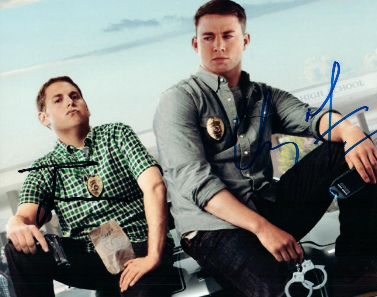 Channing Tatum Jonah Hill signed 8×10 Photo Picture autographed Pic includes COA
