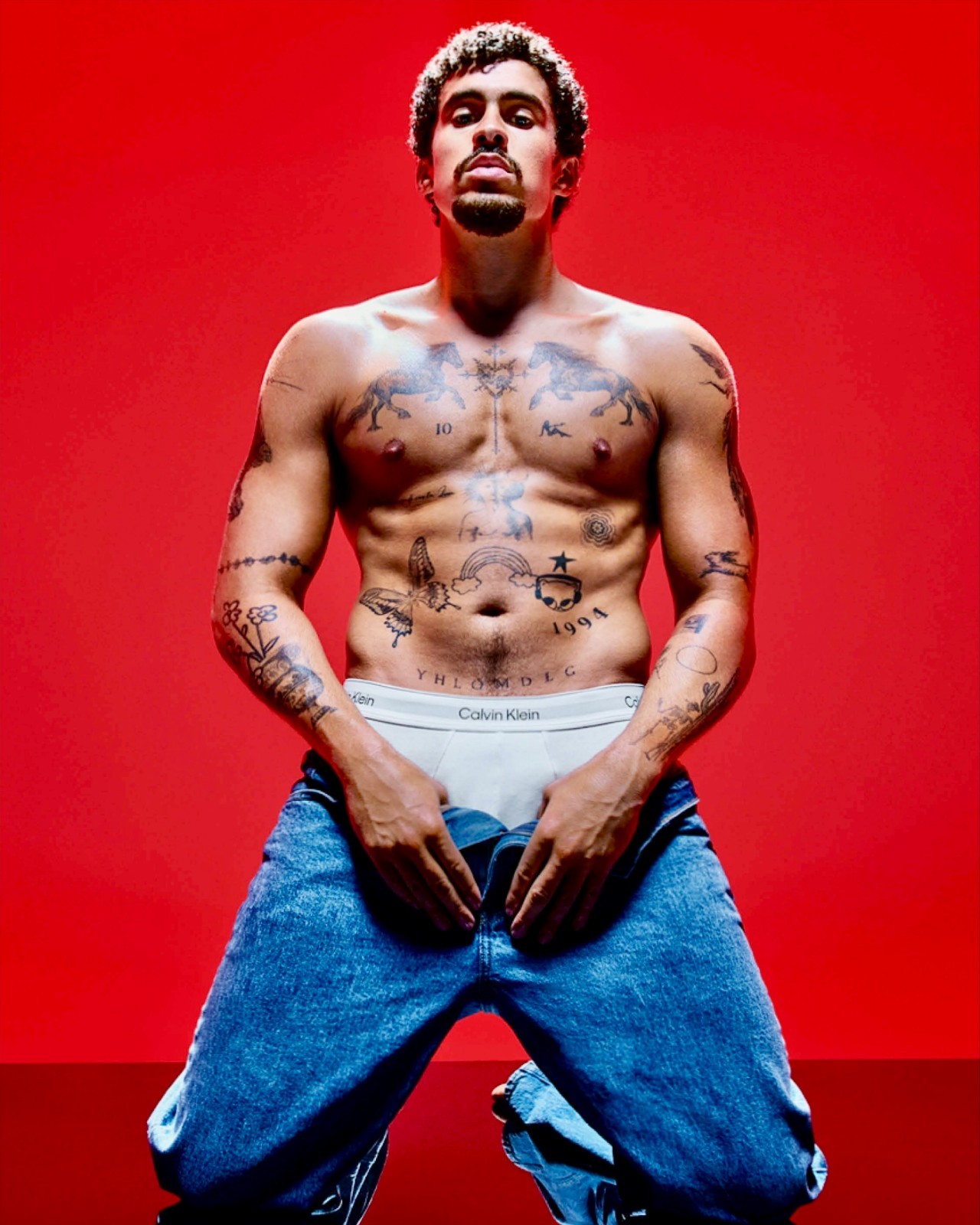 Bad Bunny Calvin Klein Premium Music Poster 13×19 inch