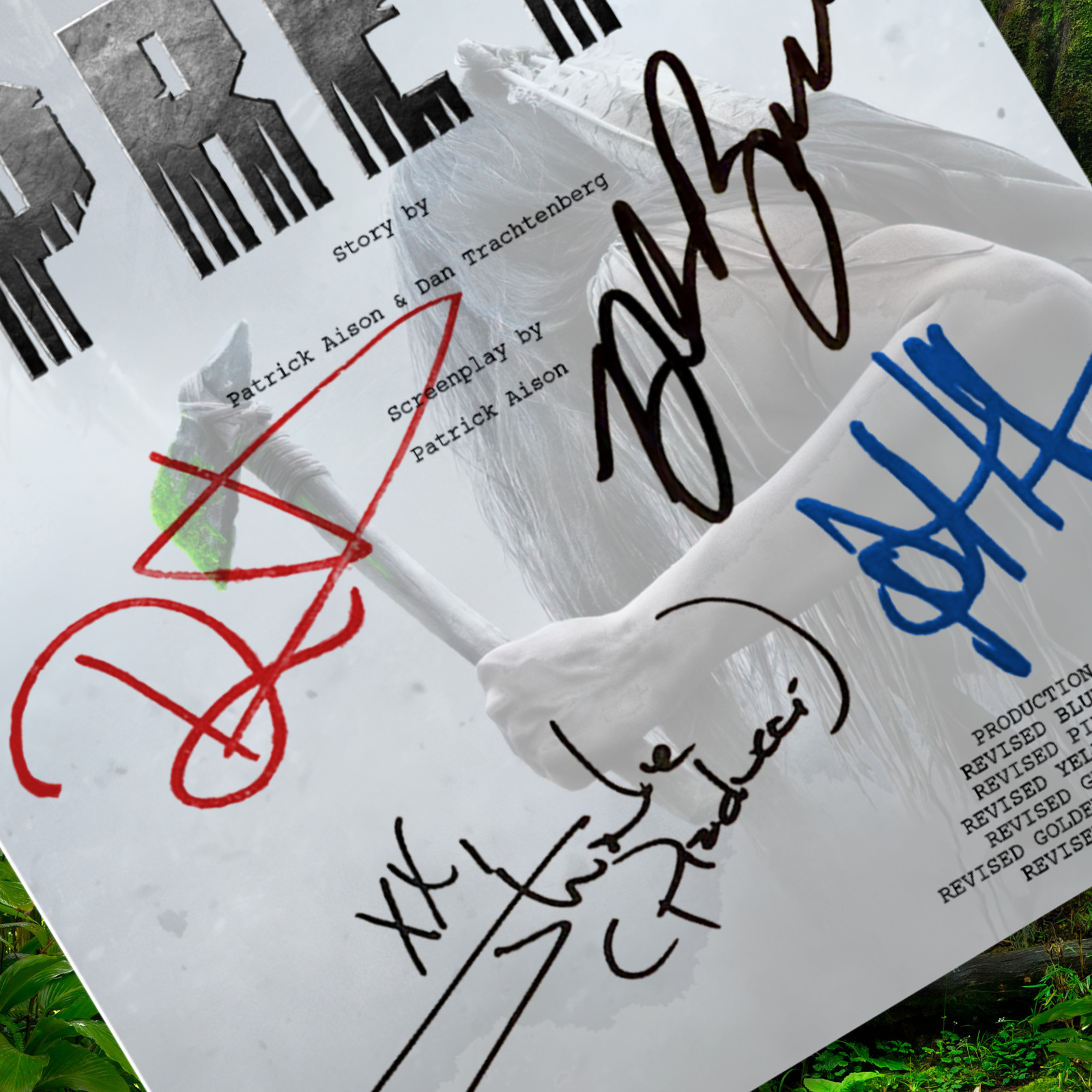Prey Movie Script Signed Autograph Reprints Full Script | Predator Horror Action