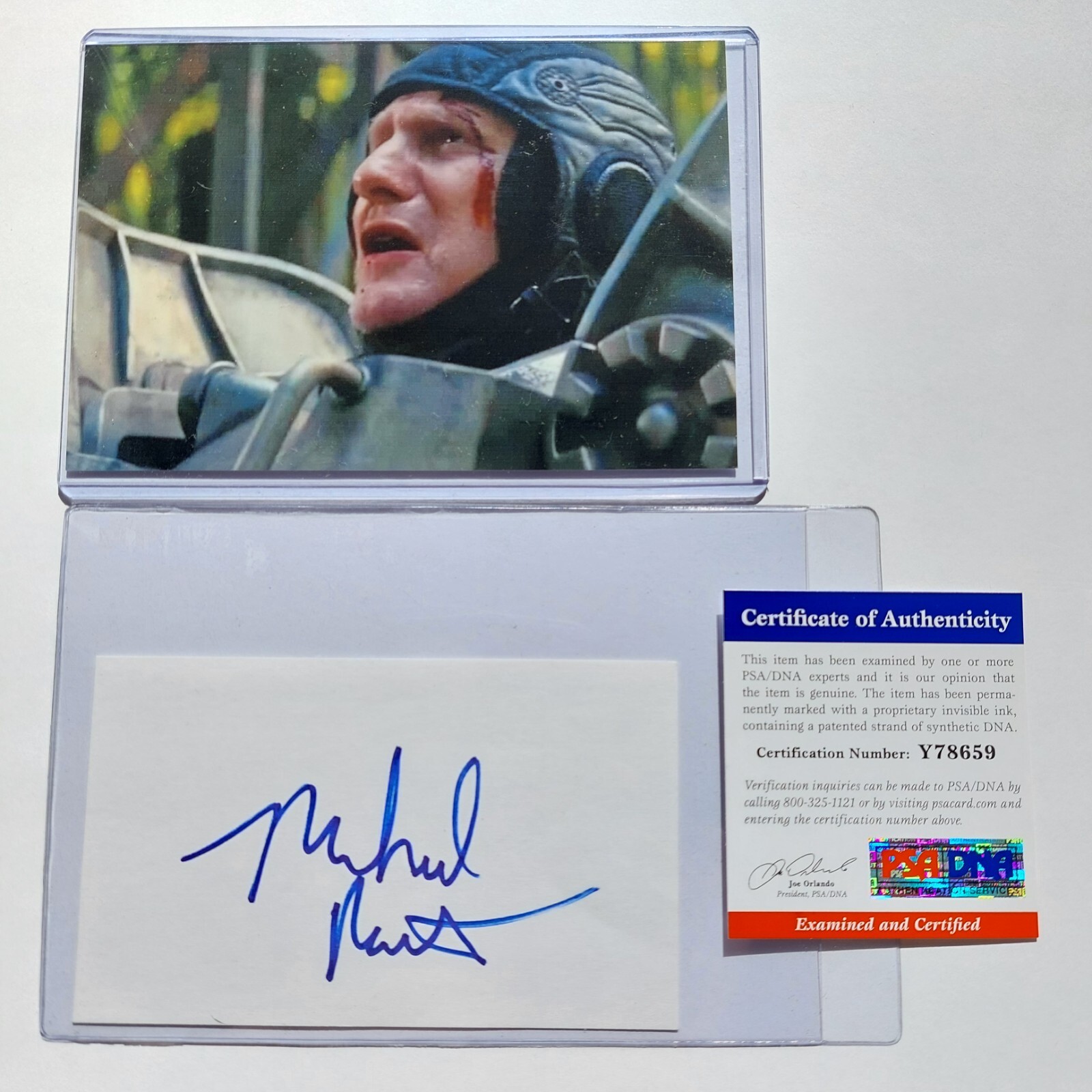 Michael Rapaport signed 3×5 Index Card with JSA COA (Fallout, Life and Beth)