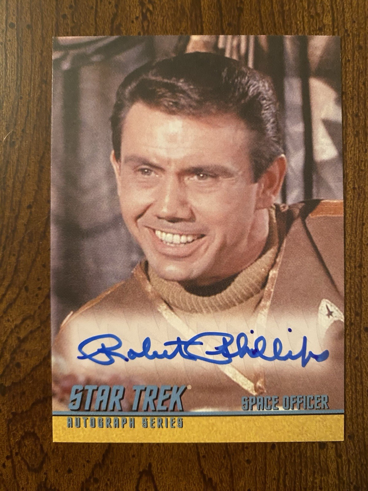Robert Phillips Signed Autographed Star Trek Trading Card Rittenhouse