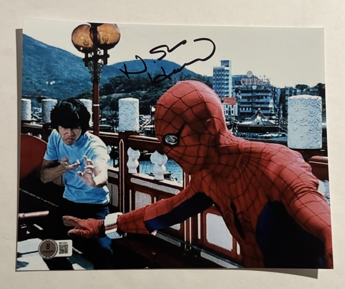 NICHOLAS HAMMOND HAND SIGNED 8×10 PHOTO ACTOR AUTOGRAPHED SPIDER-MAN BAS COA