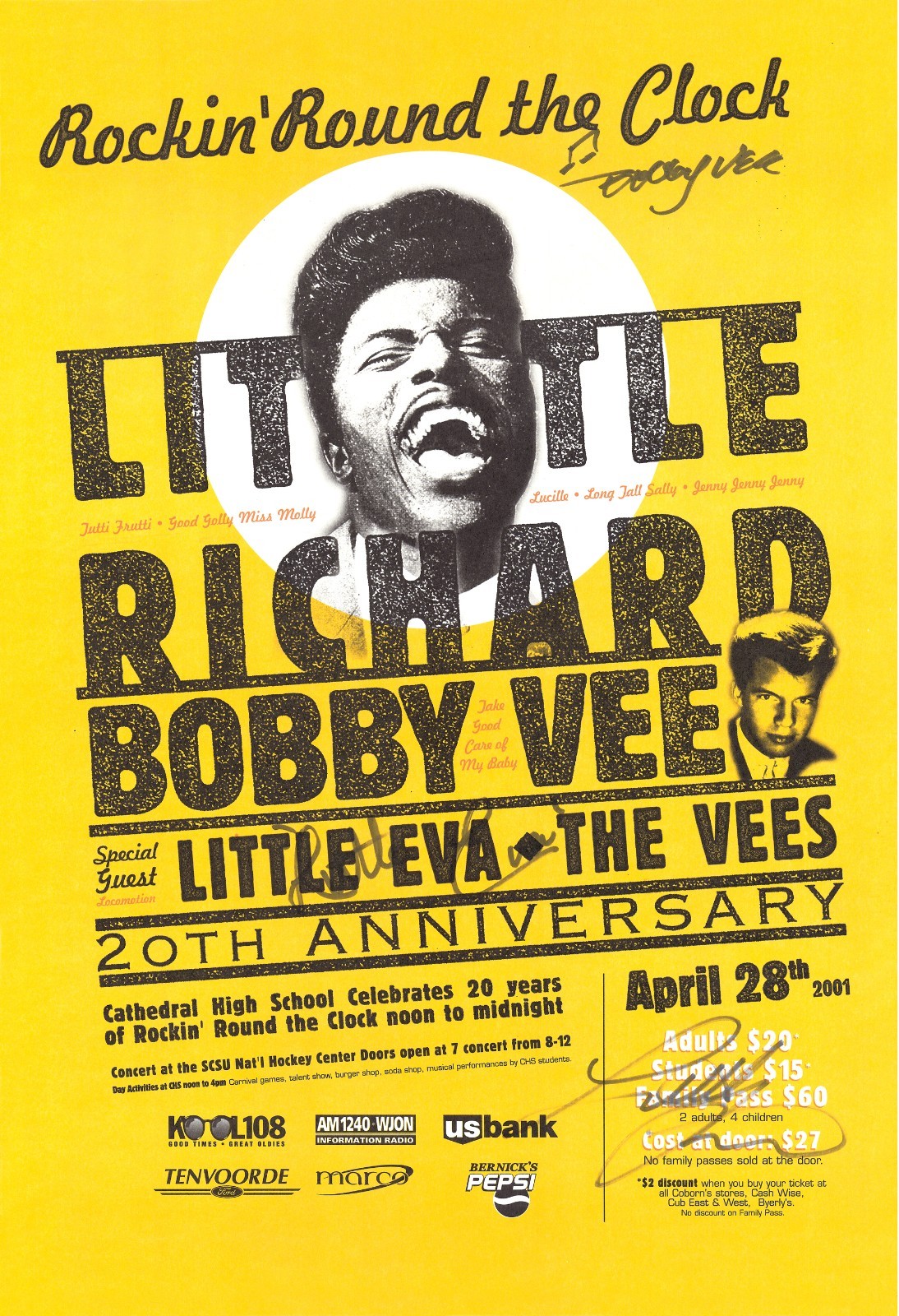 Little Richard 13″ X 19″ Concert Poster