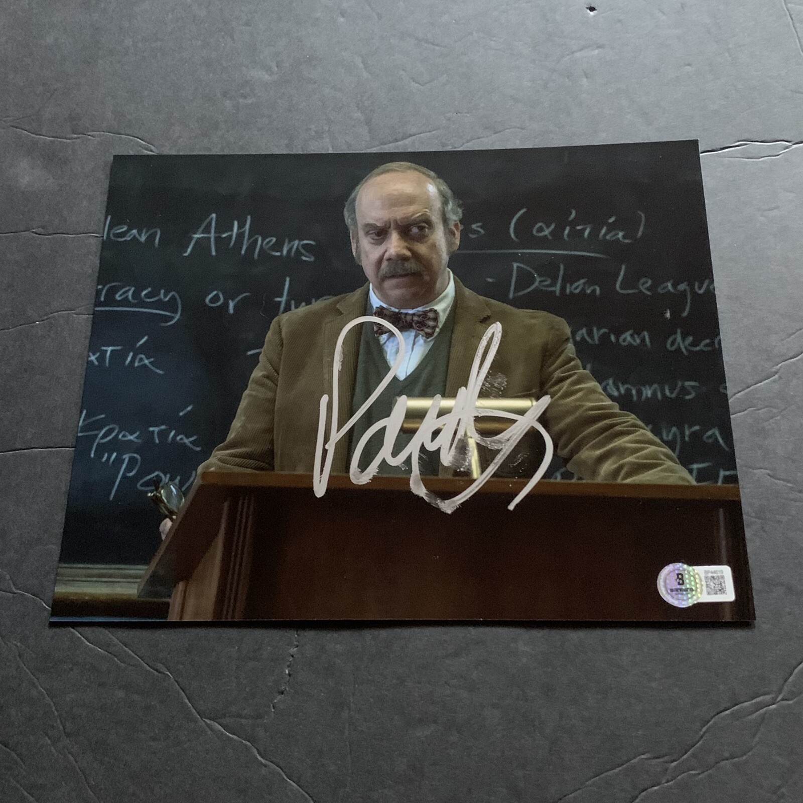 Paul Giamatti Signed The Holdovers Movie 8×10 Photo Beckett BAS A