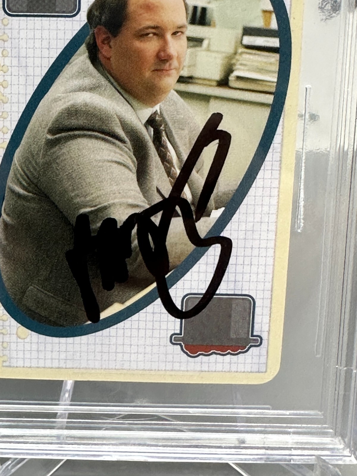 BRIAN BAUMGARTNER KEVIN MALONE SIGNED UNO GAME THE OFFICE ON CARD BECKETT BGS 10