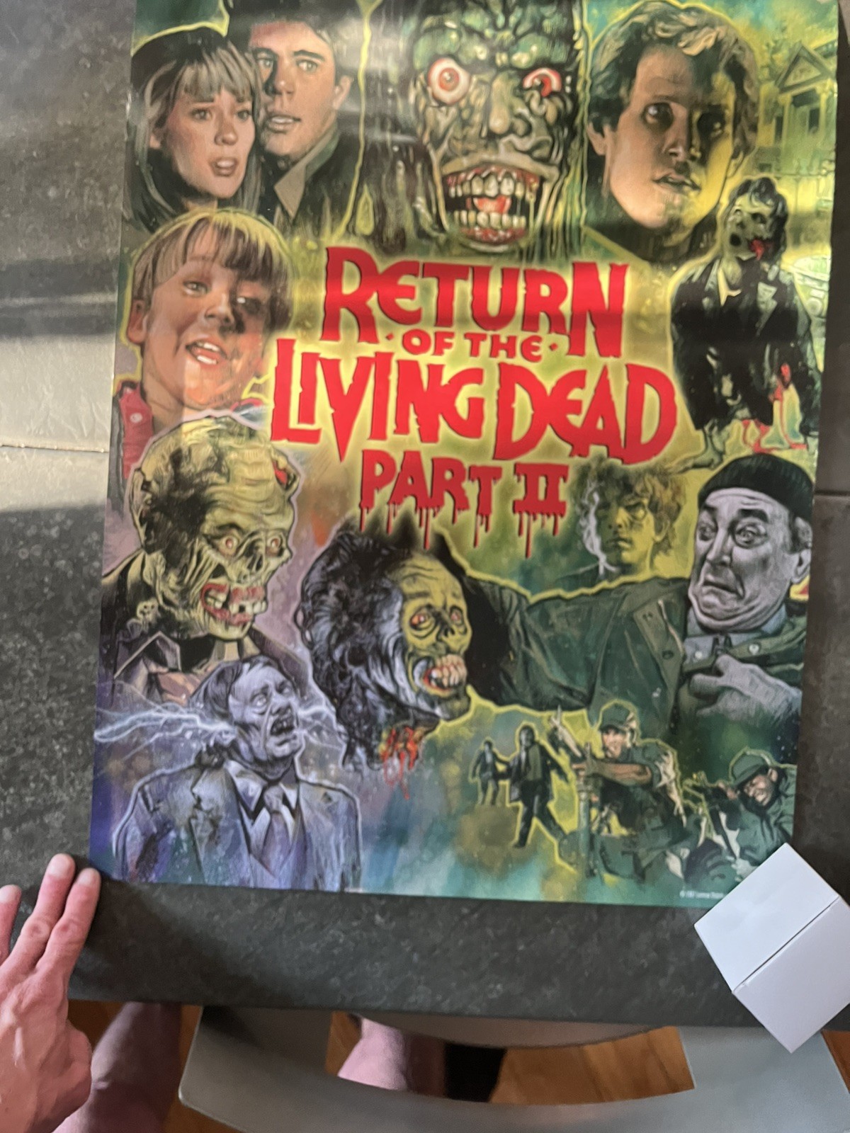 The Return of the Living Dead Part 2 Limited Edition Shout Factory Poster OOP