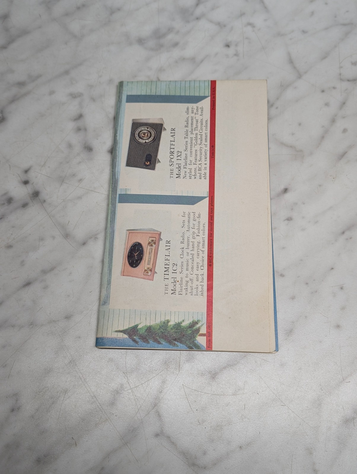 RCA Victor Christmas Sales Brochure Television Radio Stereo Victrola Sales Ad