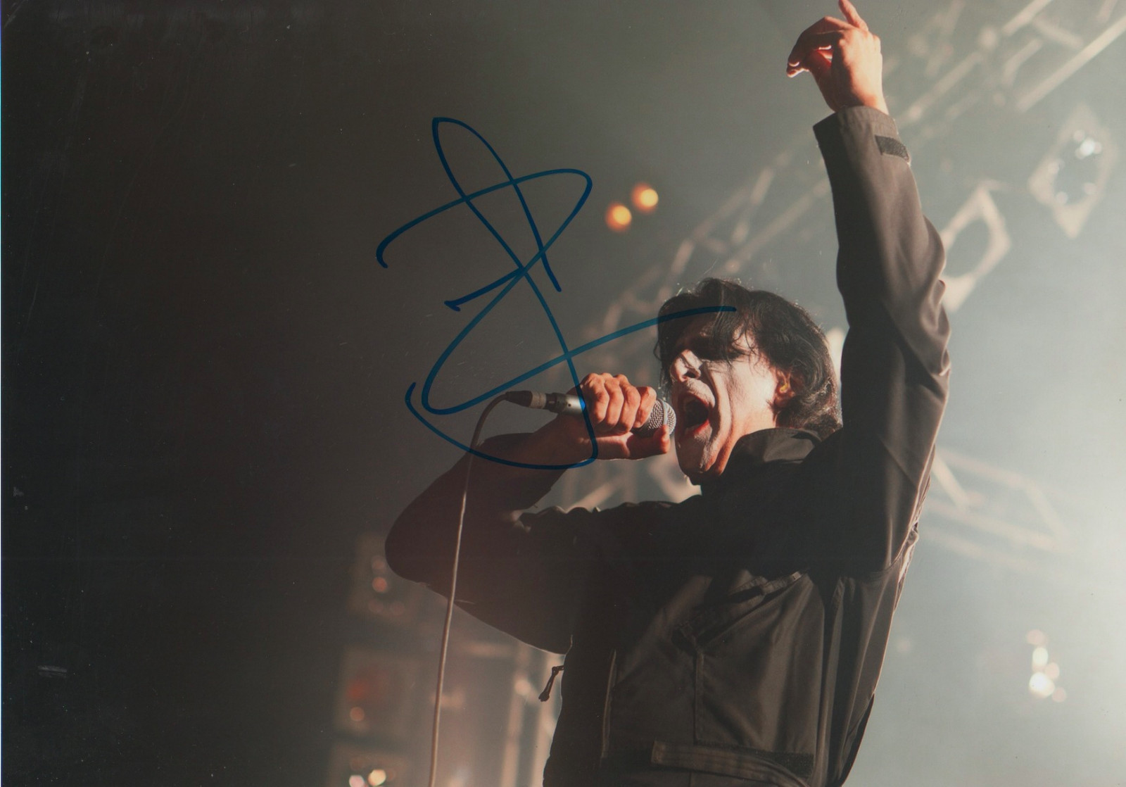 Jaz Coleman “Killing Joke” signed 8×12 inch photo autograph