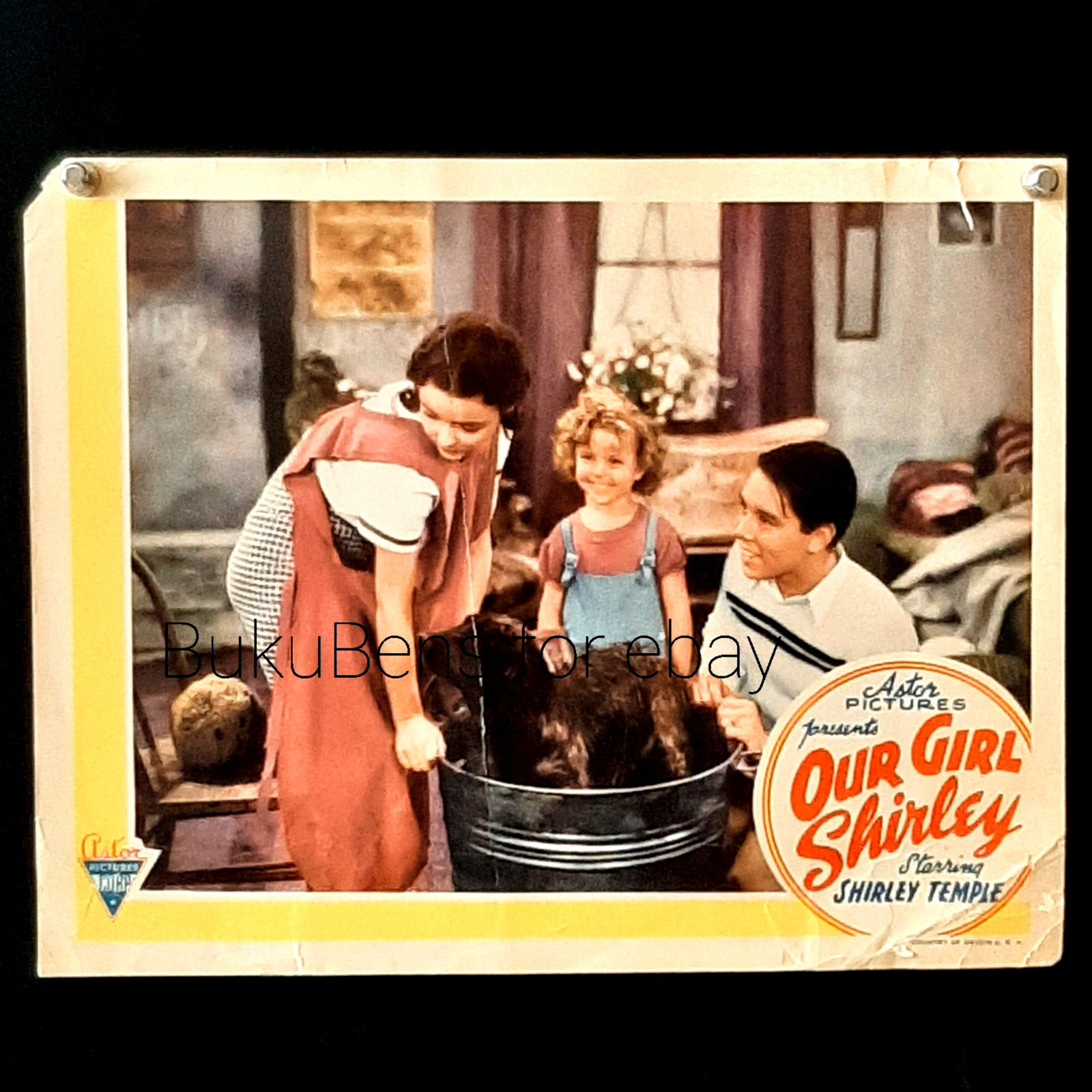 1942 Astor Pictures Lobby Card Our Girl Shirley Starring Shirley Temple 11×14