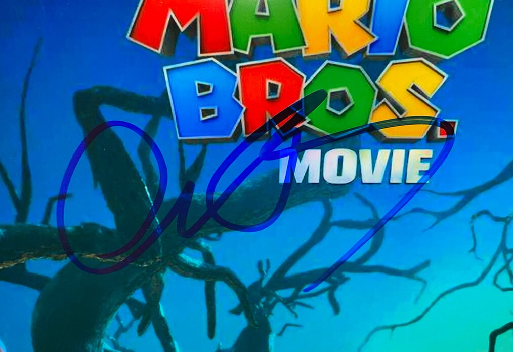 Charlie Day Signed 8×10 photo Luigi The Super Mario Bros Movie