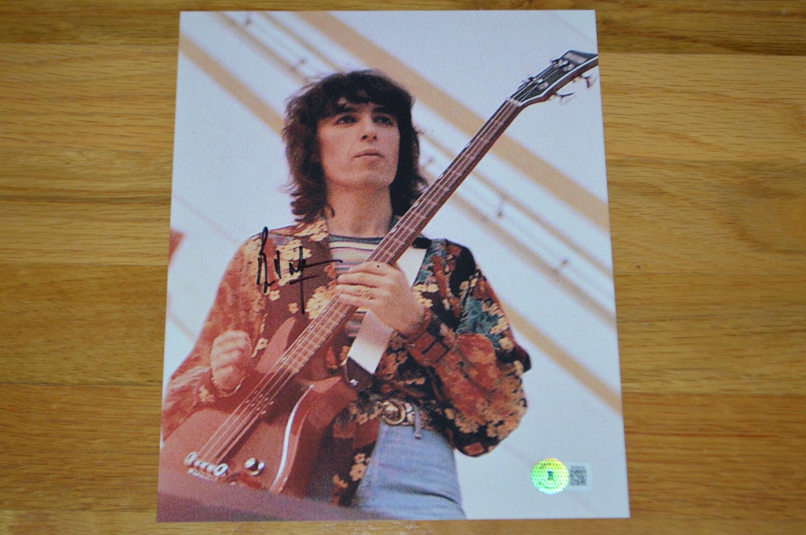 Rolling Stones ~ Bill Wyman Autographed 8×10 Vintage Photo with Beckett Hologram