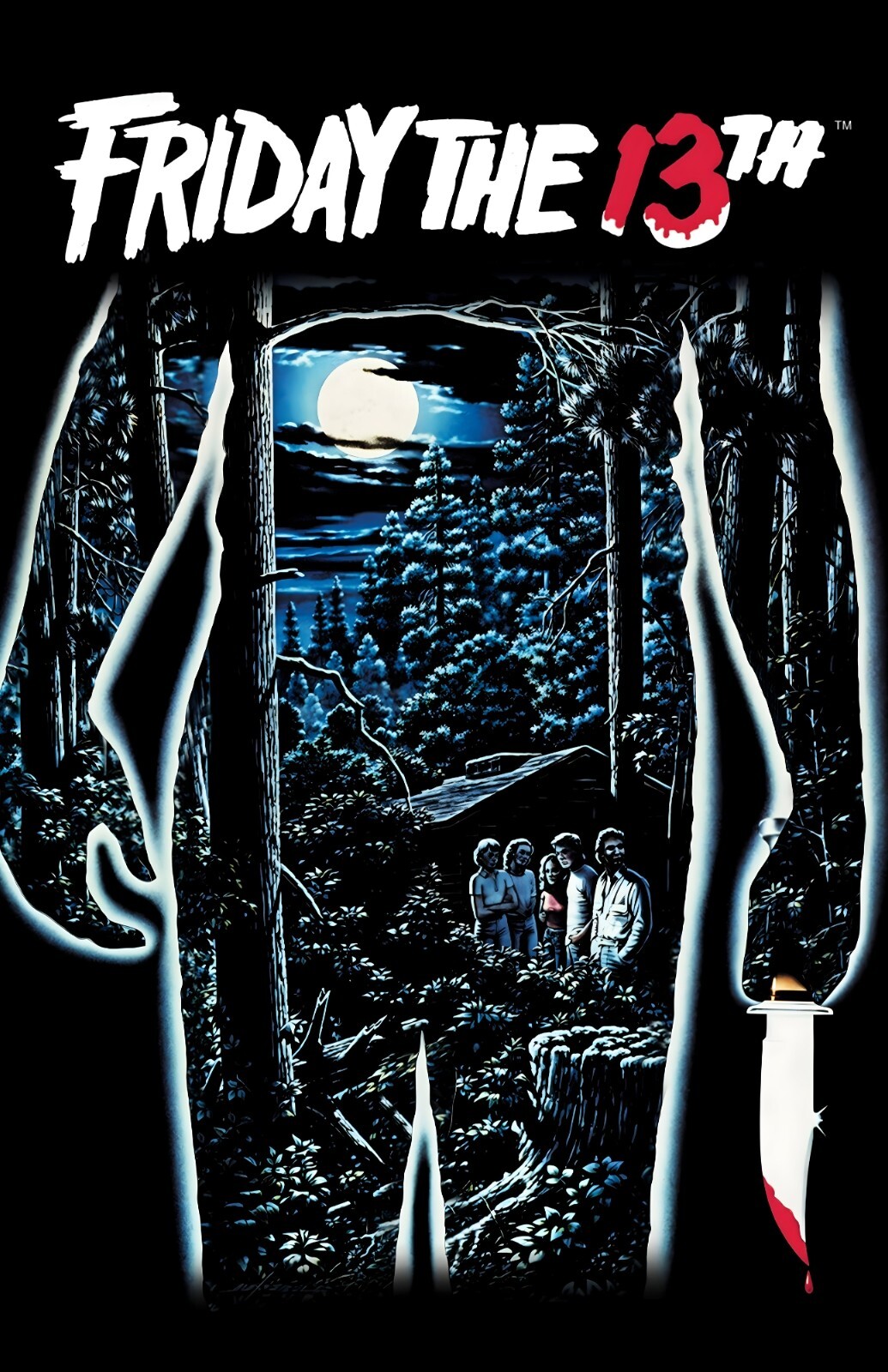 Friday the 13th 1980 Movie Poster Wall Art Made in USA a
