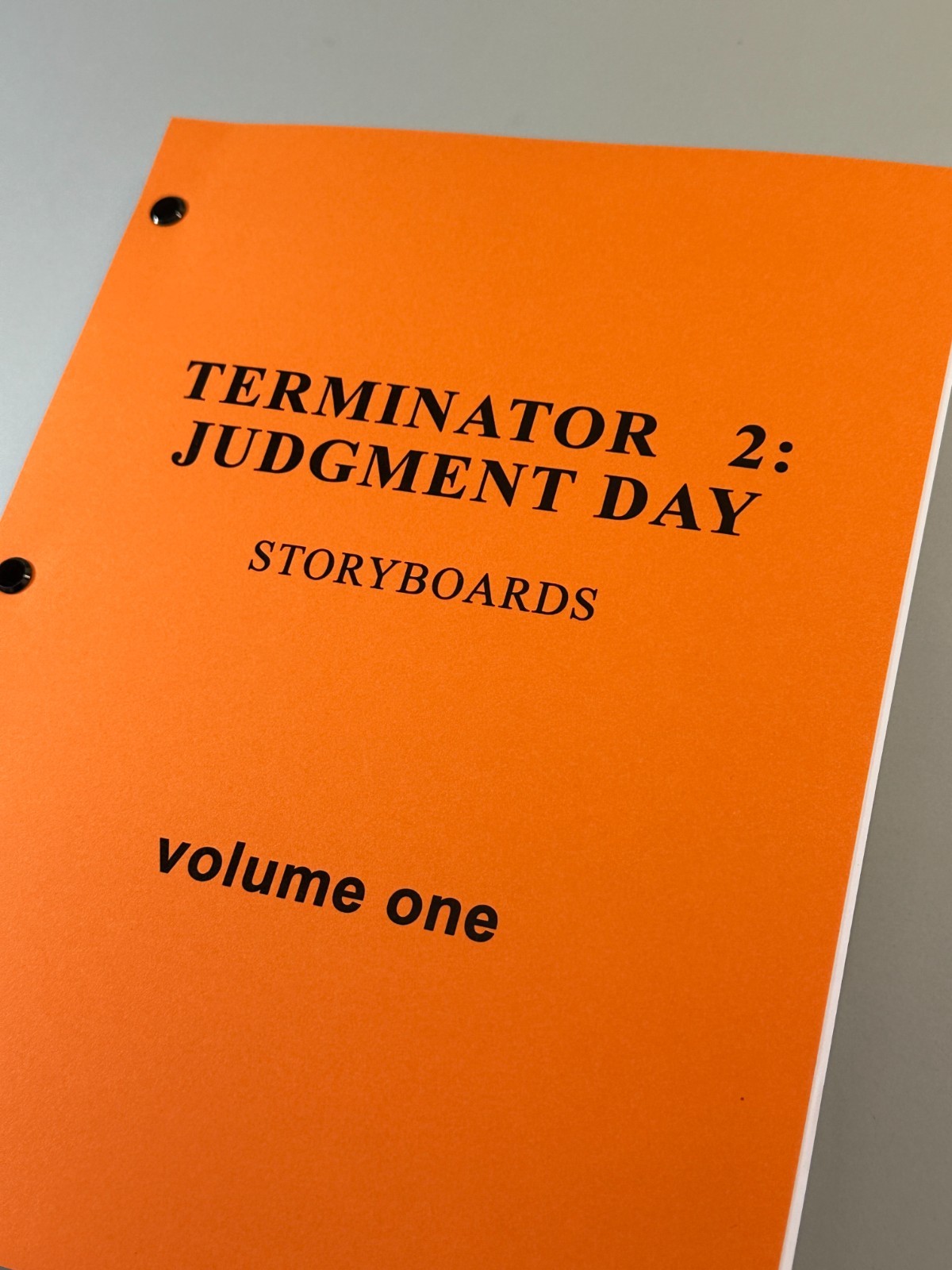 Terminator 2: Judgment Day Storyboards Volume One 1991 Arnold Schwarzenegger T2