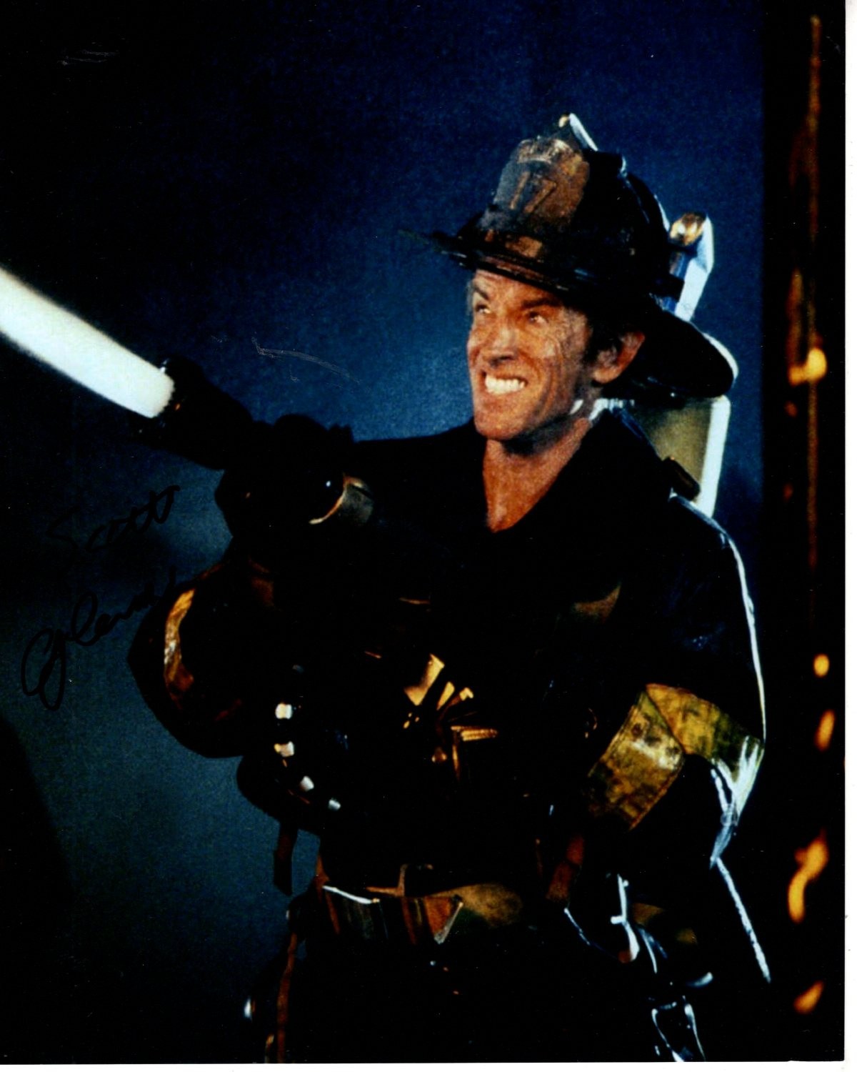 SCOTT GLENN signed autographed 8×10 BACKDRAFT JOHN AXE ADCOX photo